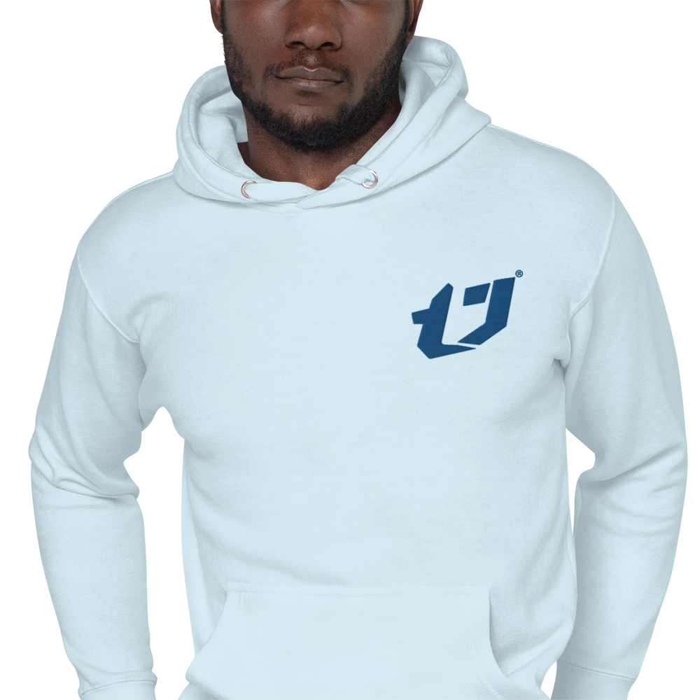 N'Trench Apparel Blue Logo Men/Guys Hoodie