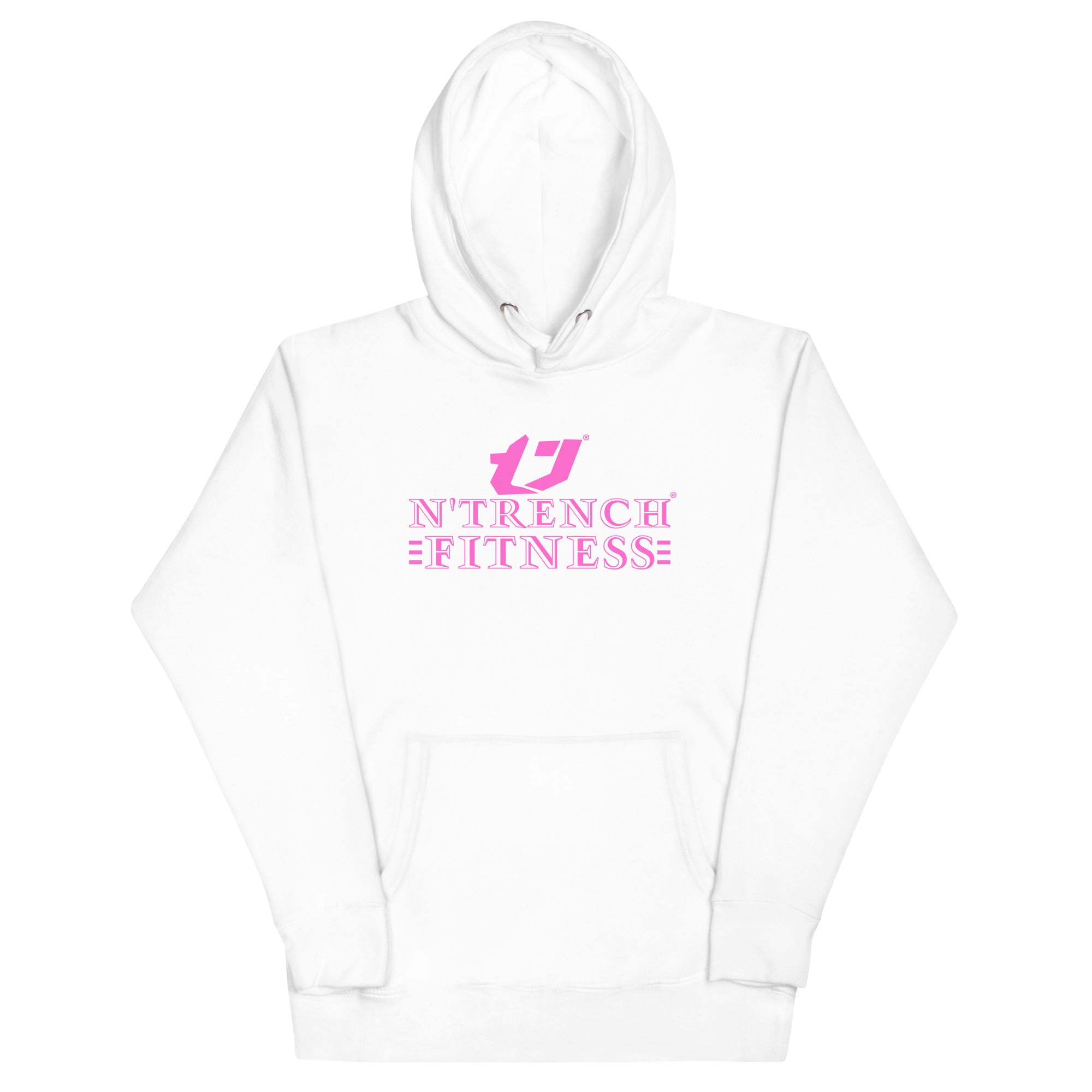 N'Trench Pink Lettering Women/Ladies Hoodie