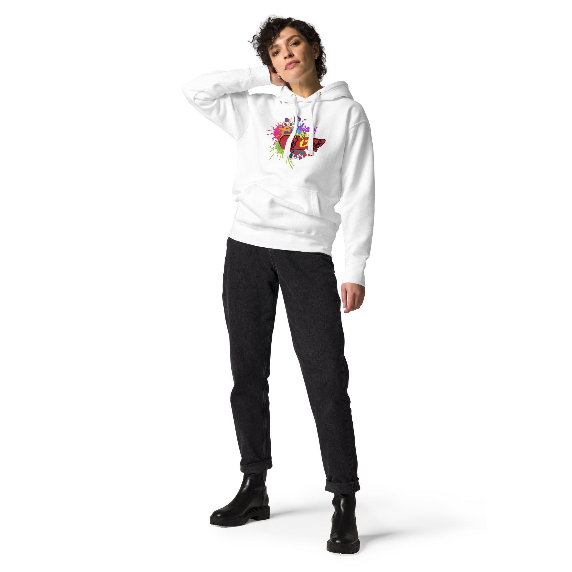 N'Trench Apparel Graffiti Skateboard Women/Ladies Hoodie