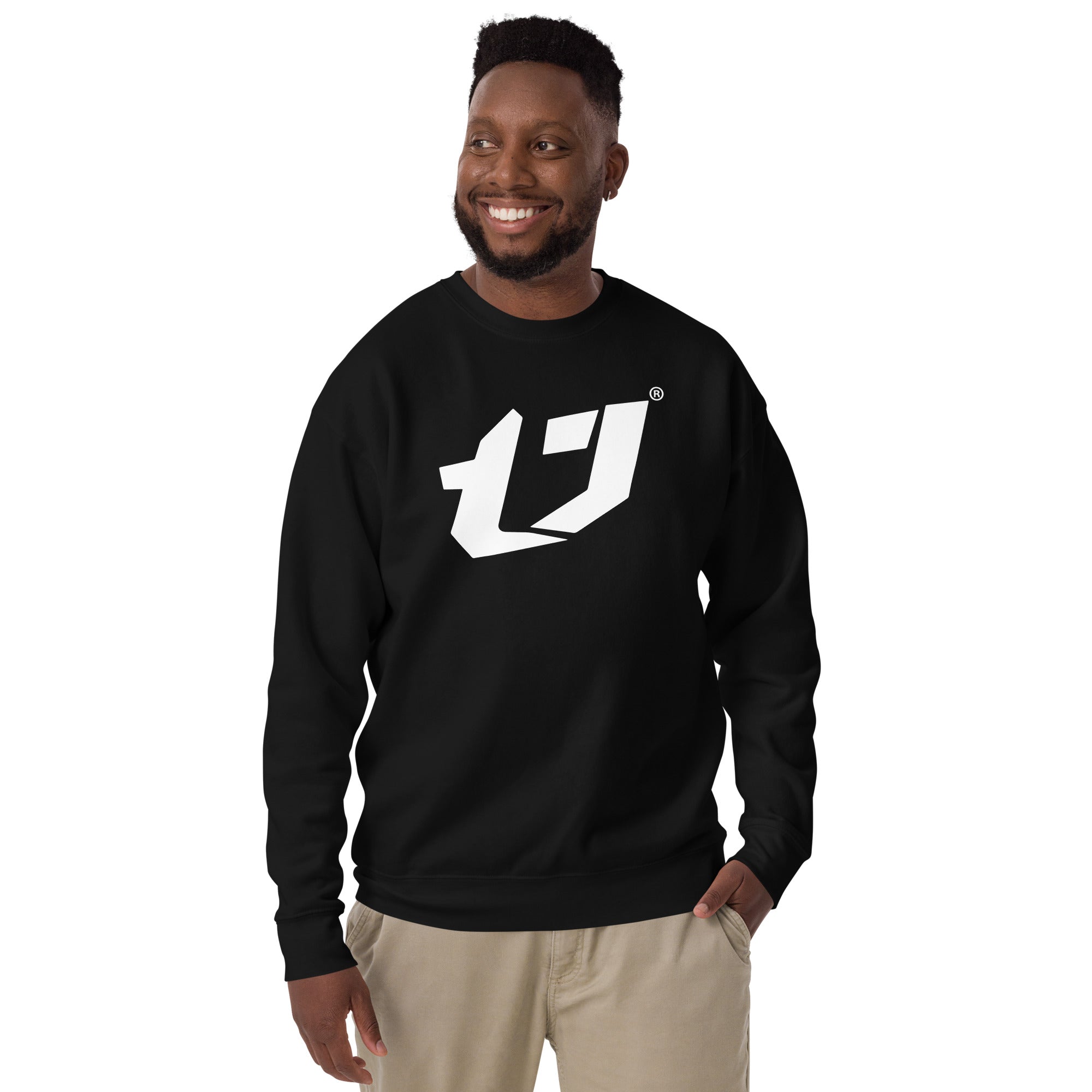 Large logo sweatshirt sale