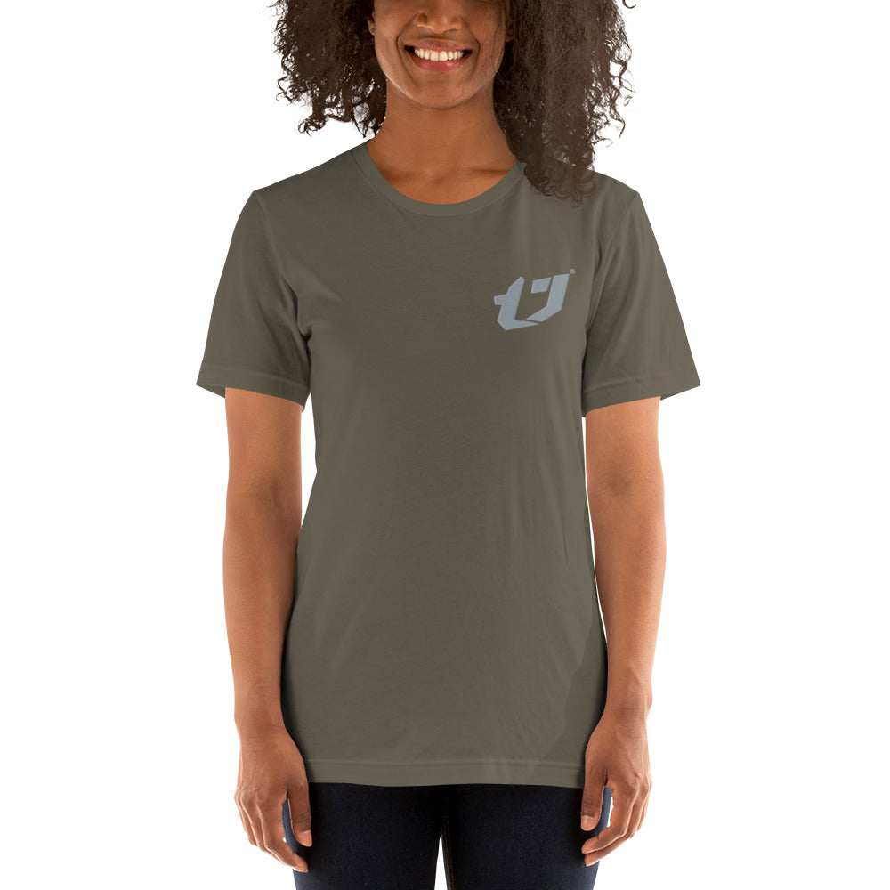 N'Trench Apparel Silver Logo Embroidery Unisex t-shirt