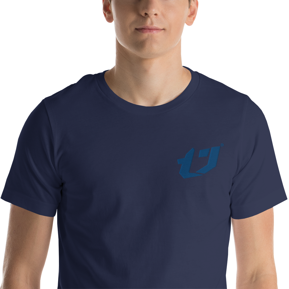 N'Trench Apparel Blue Logo Embroidery Unisex t-shirt