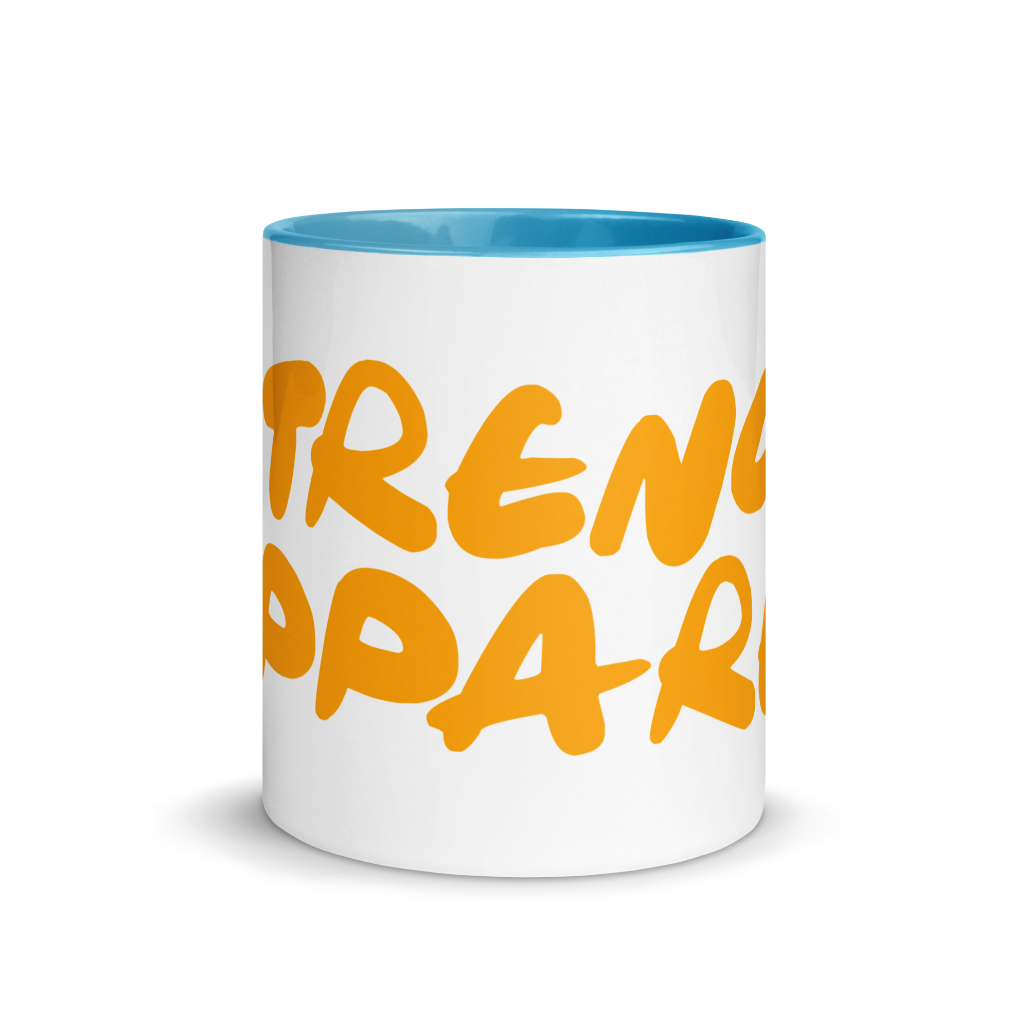 N'Trench Orange Lettering Mug with Color Inside