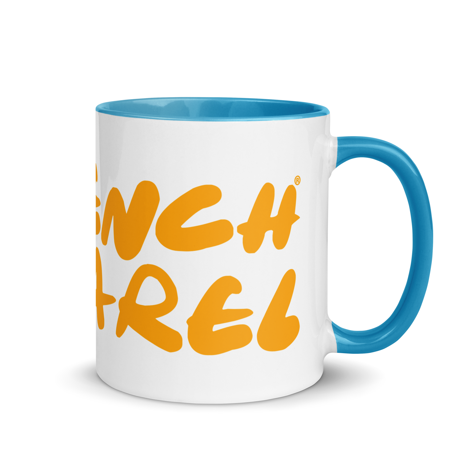 N'Trench Orange Lettering Mug with Color Inside