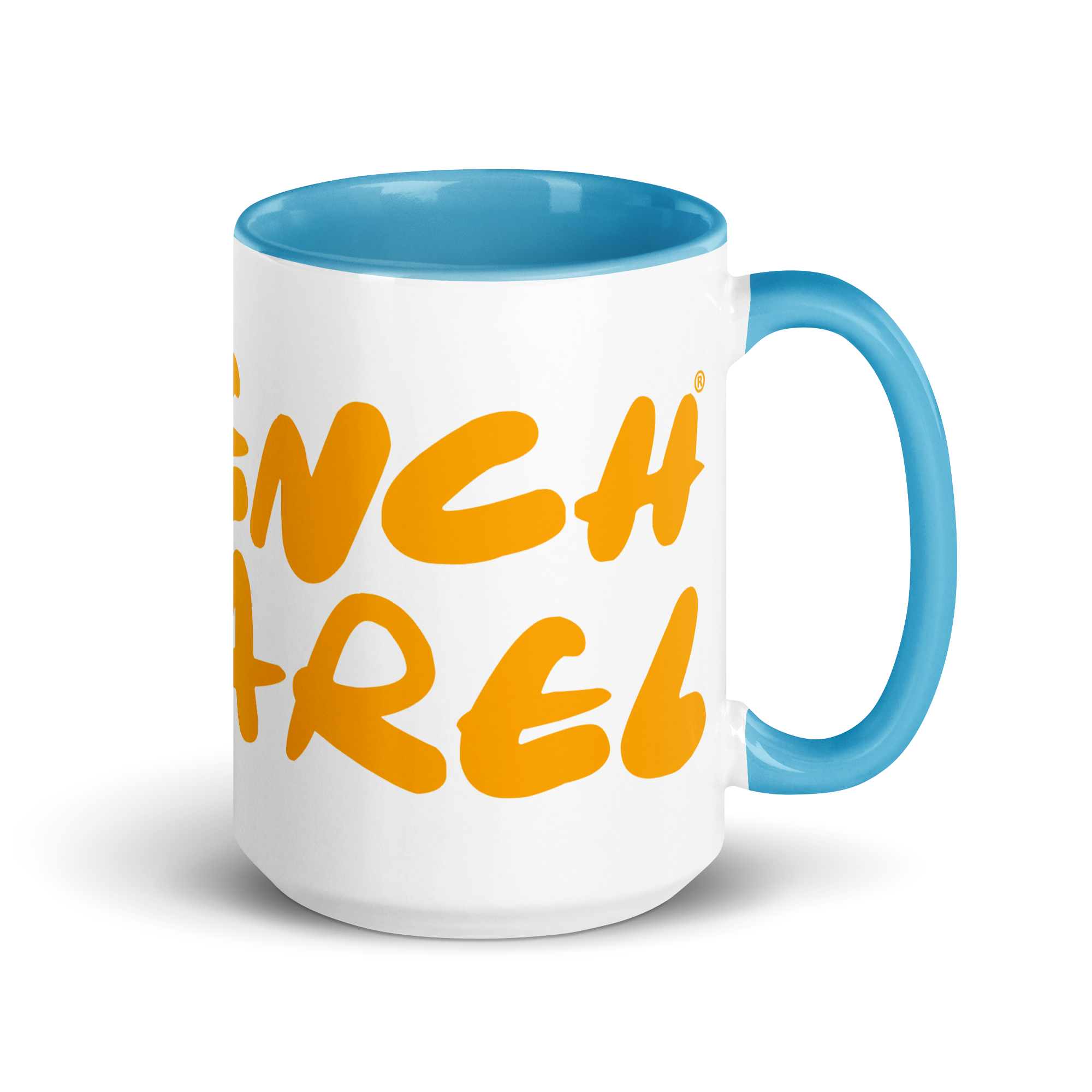 N'Trench Orange Lettering Mug with Color Inside