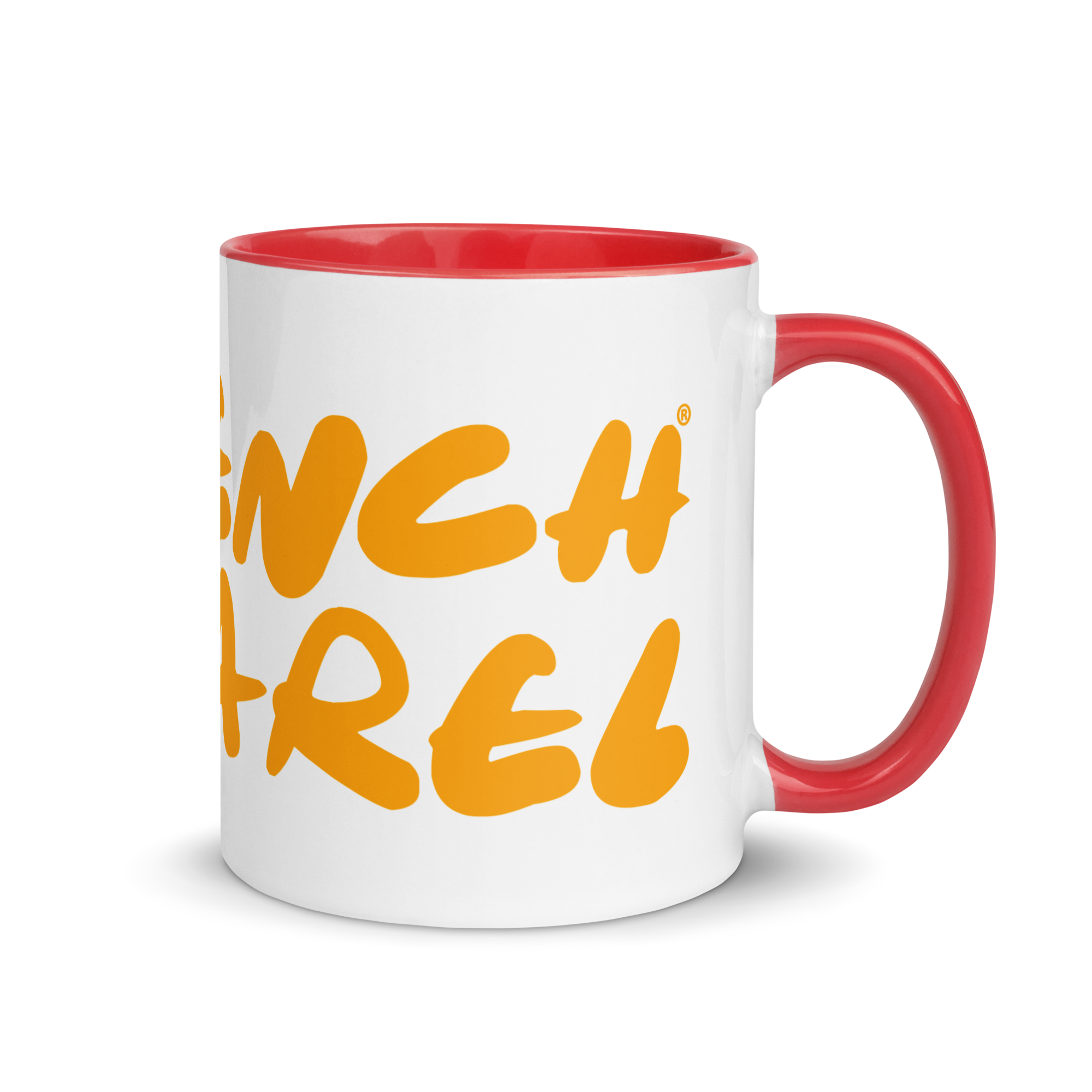 N'Trench Orange Lettering Mug with Color Inside