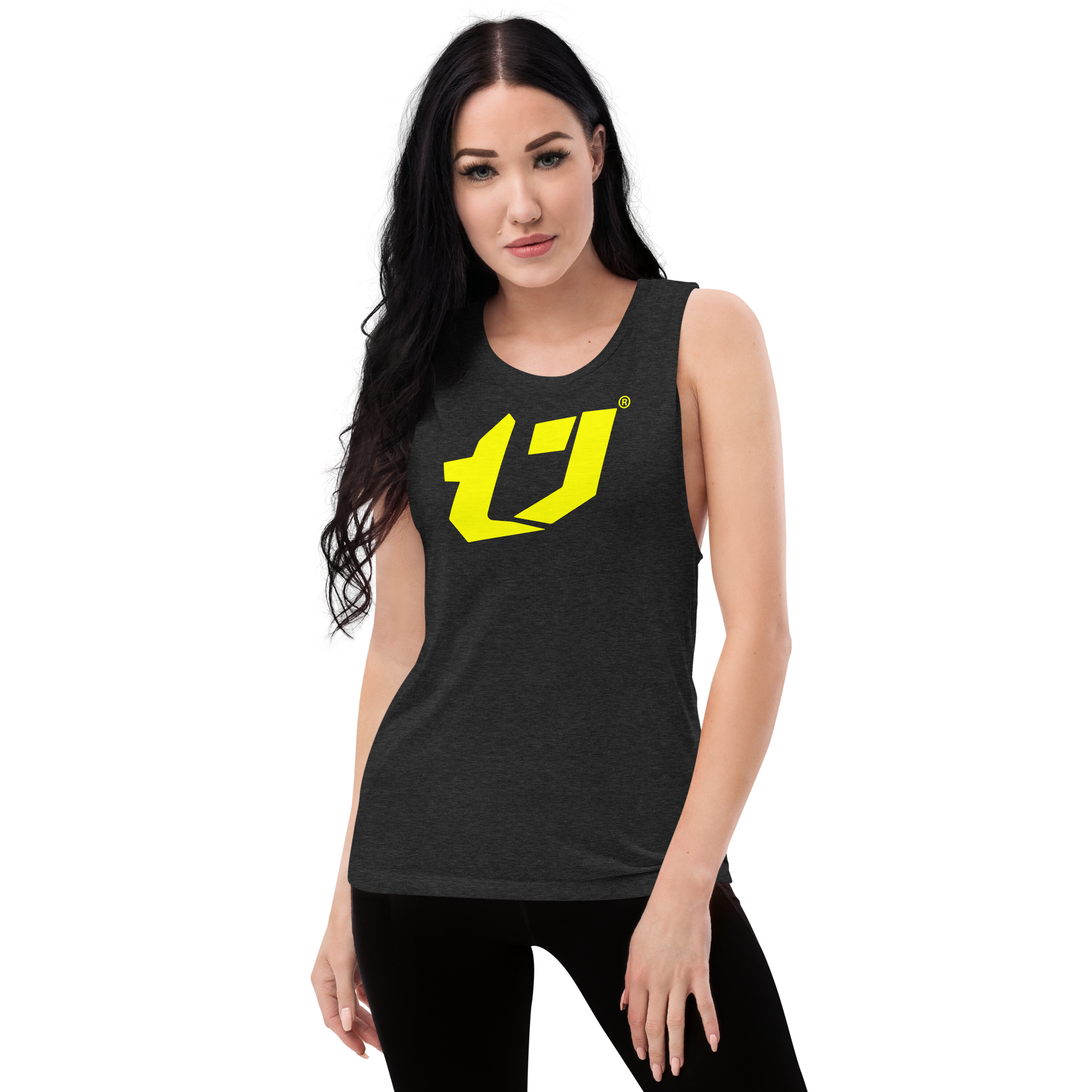 N'Trench Yellow Logo Women/Ladies Muscle Tank