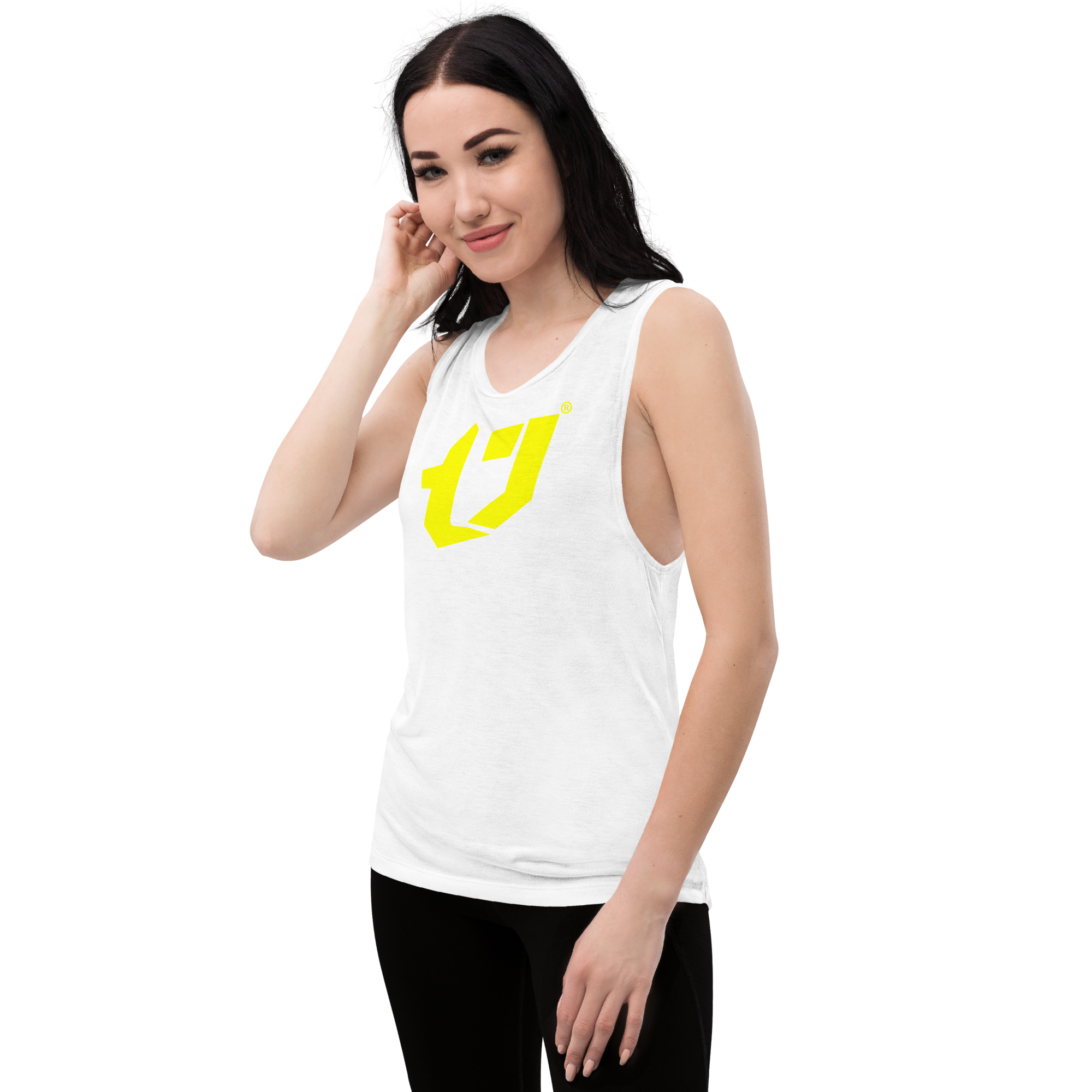 N'Trench Yellow Logo Women/Ladies Muscle Tank