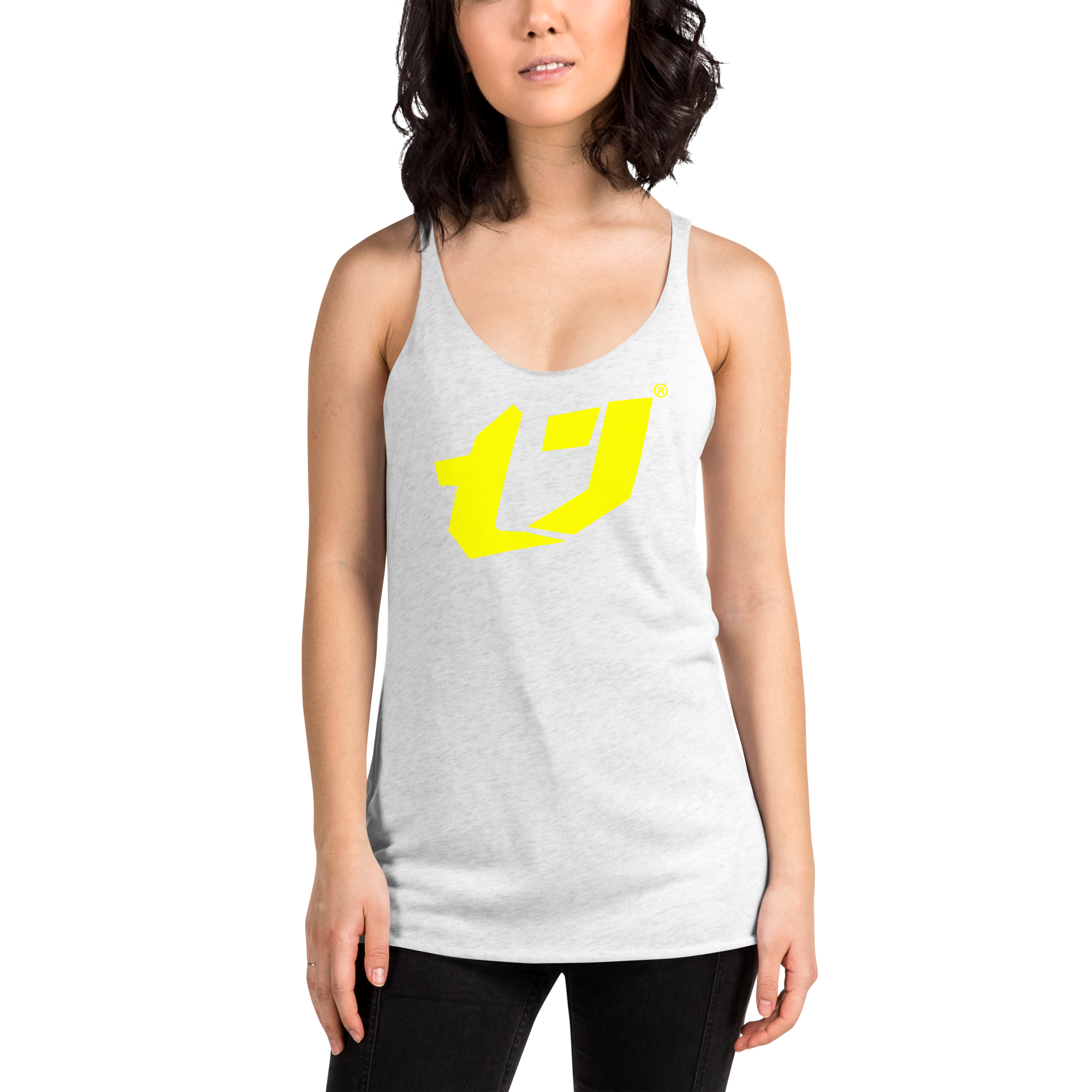 N'Trench Yellow Logo Women/Ladies Racerback Tank