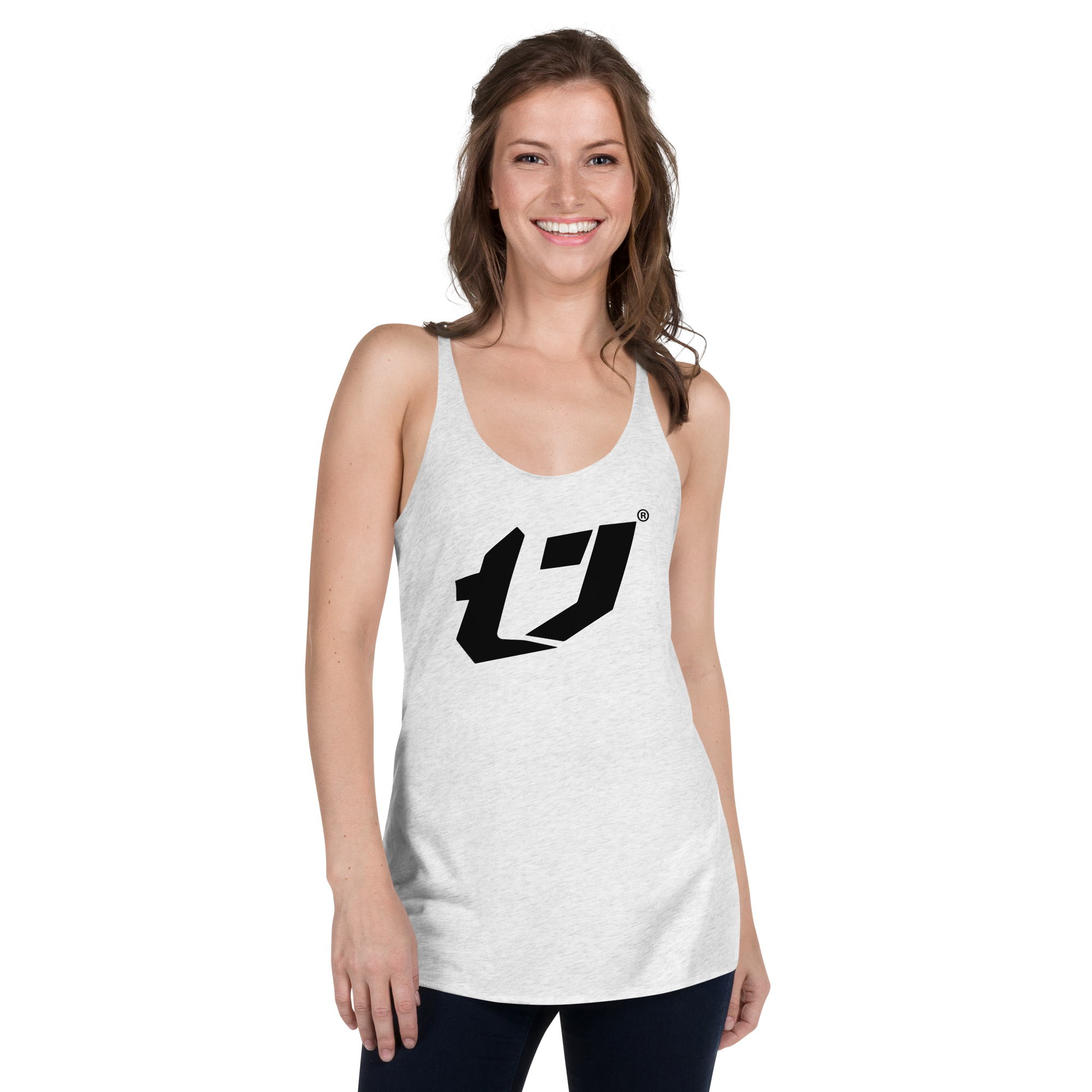 N'Trench Black Logo Women/Ladies Racerback Tank