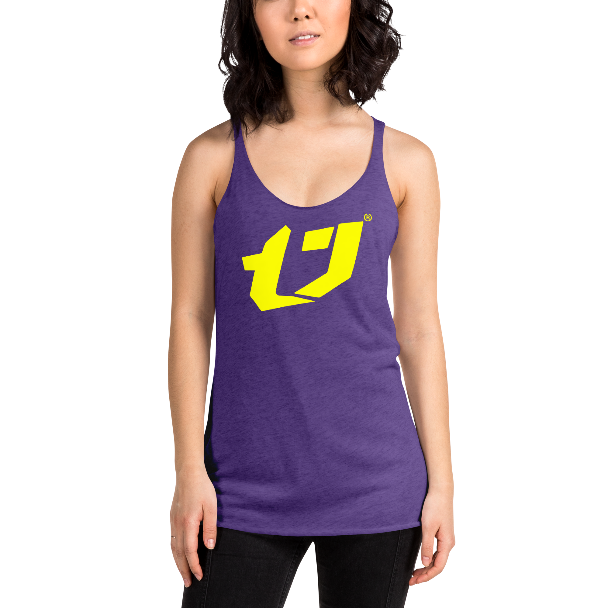 N'Trench Yellow Logo Women/Ladies Racerback Tank