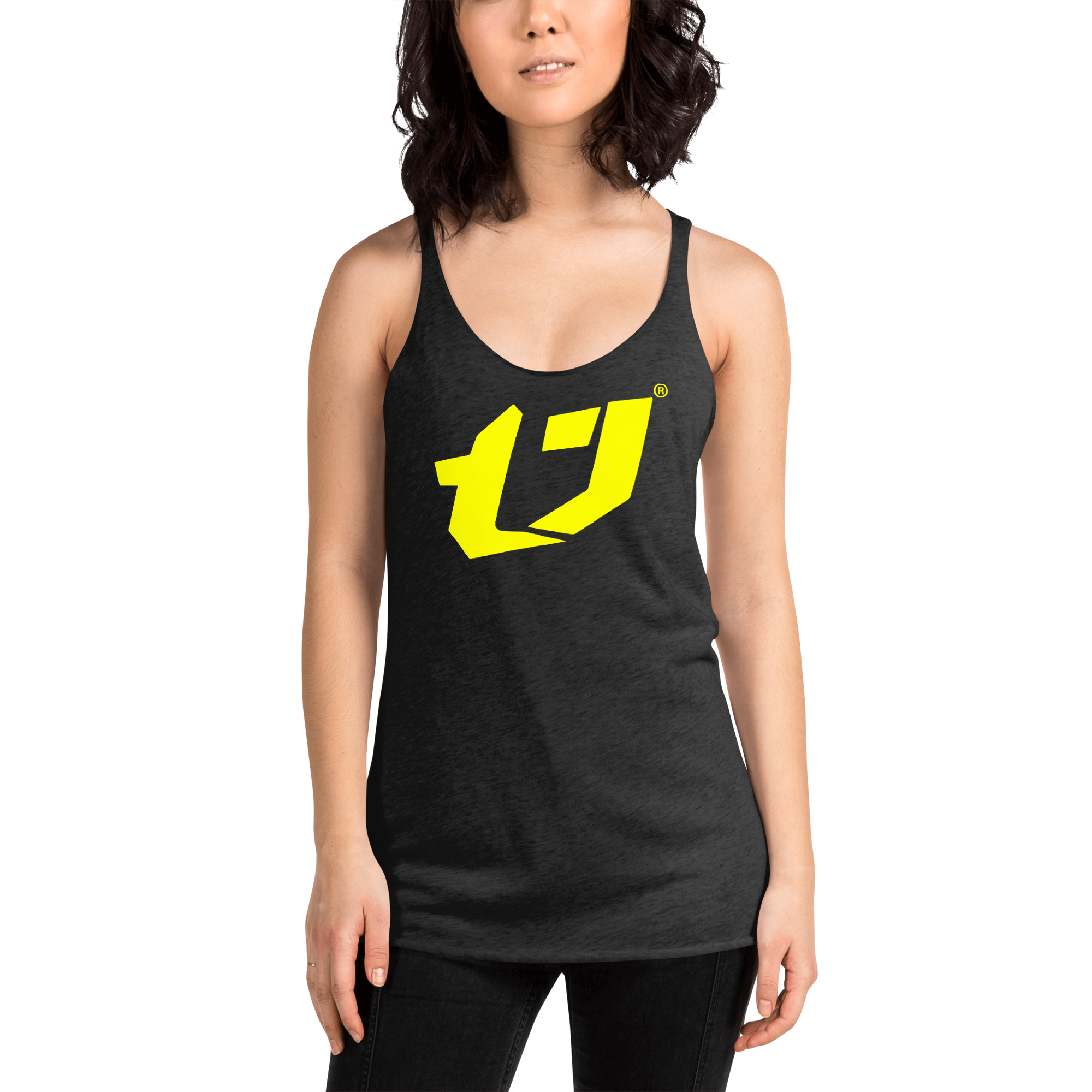 N'Trench Yellow Logo Women/Ladies Racerback Tank