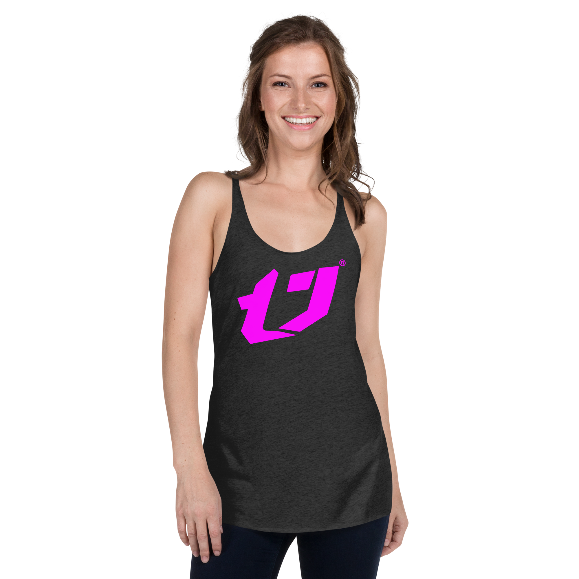 N'Trench Magenta Logo Women/Ladies Racerback Tank