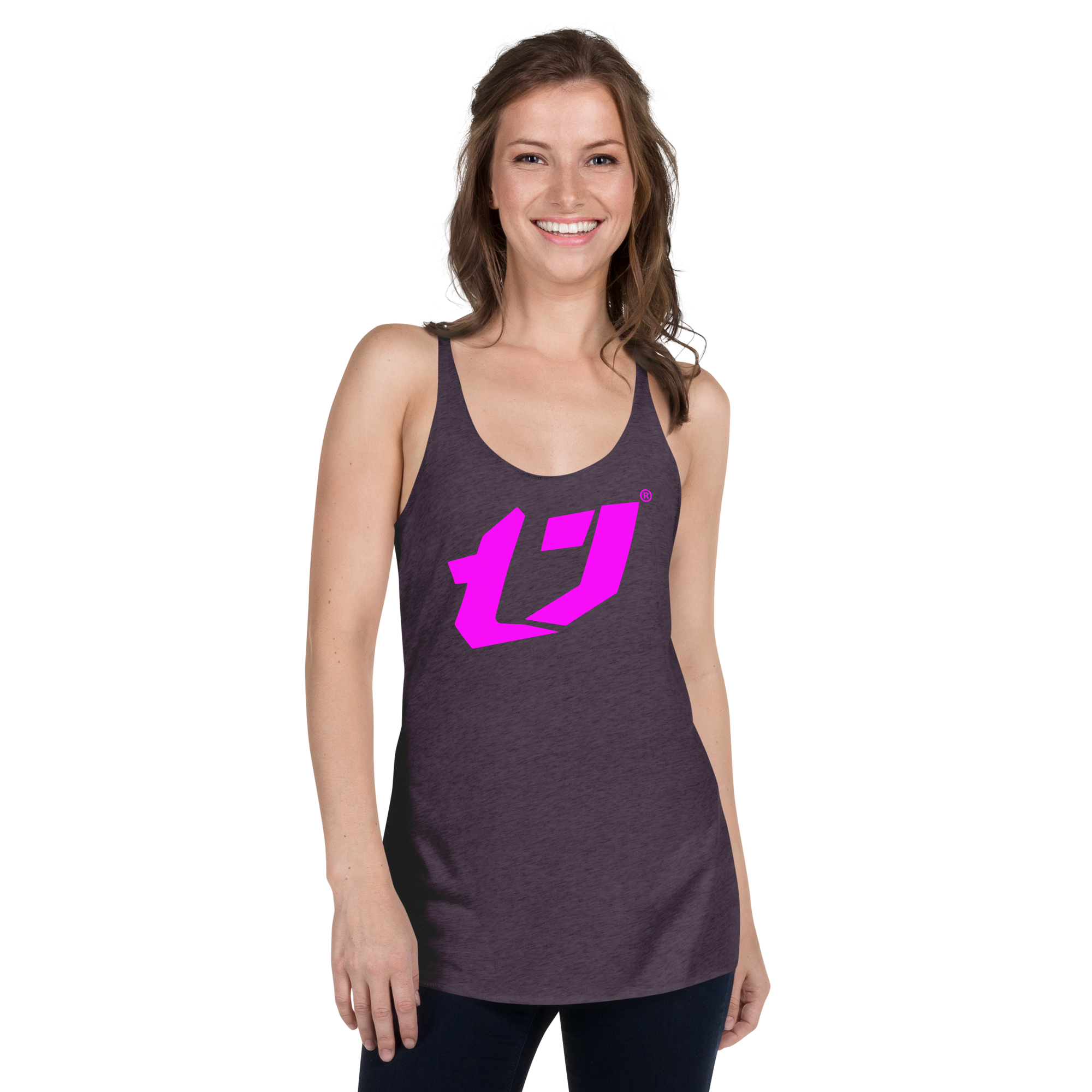 N'Trench Magenta Logo Women/Ladies Racerback Tank