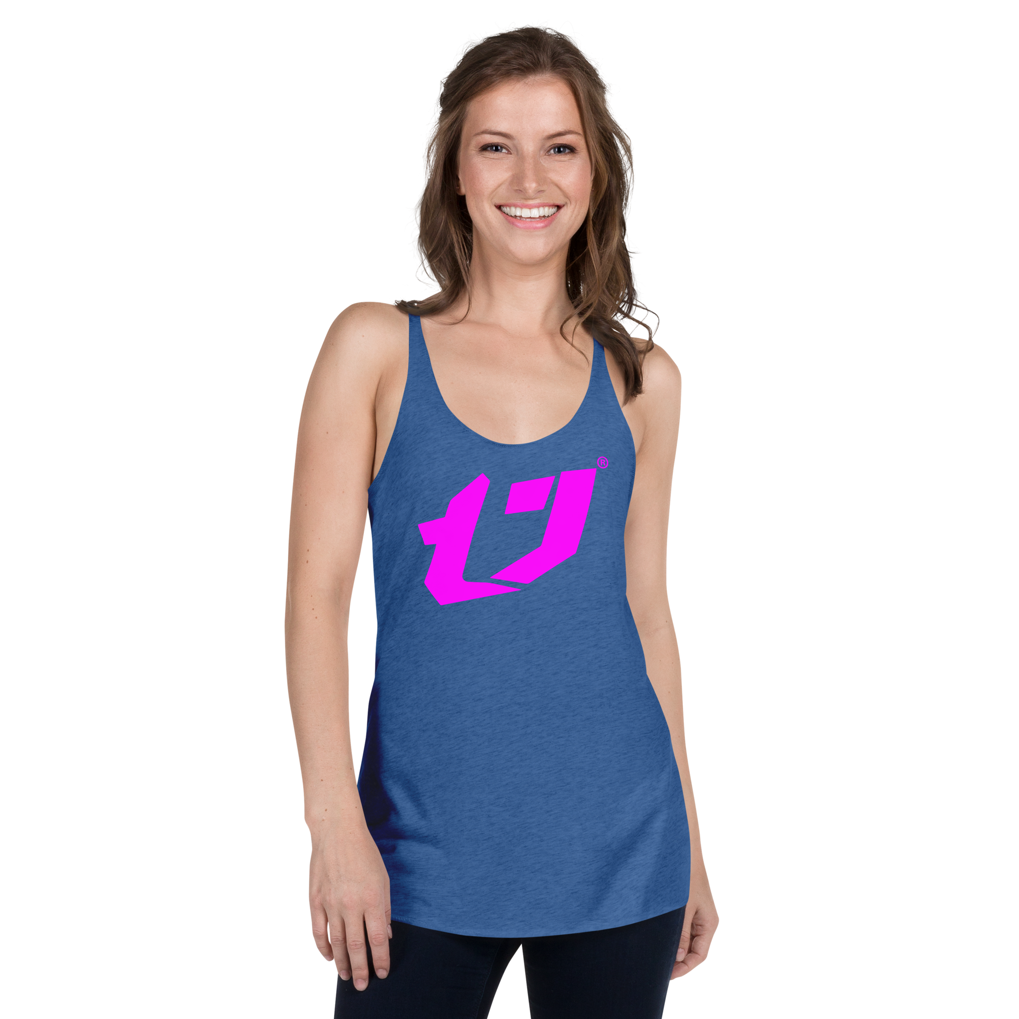 N'Trench Magenta Logo Women/Ladies Racerback Tank