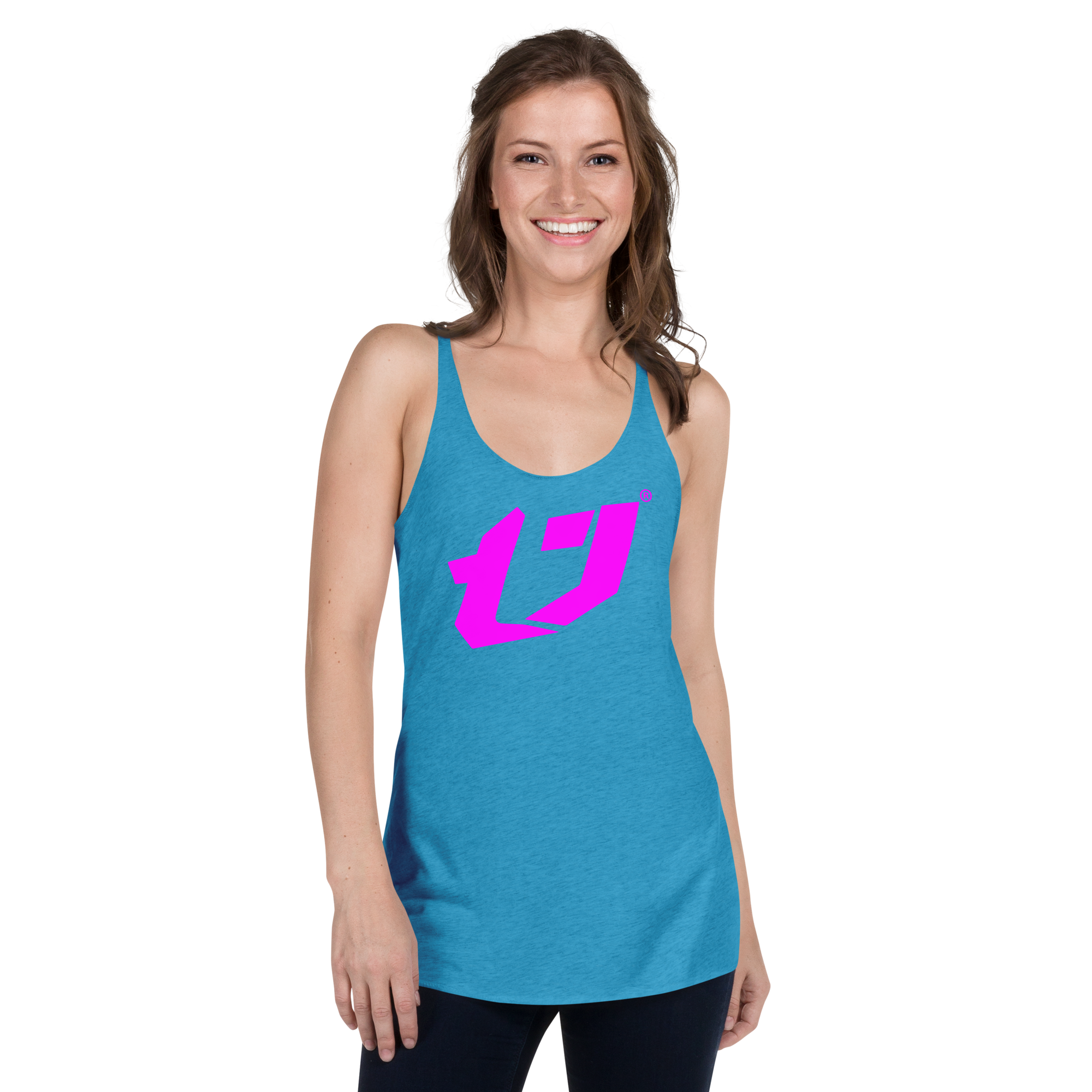 N'Trench Magenta Logo Women/Ladies Racerback Tank