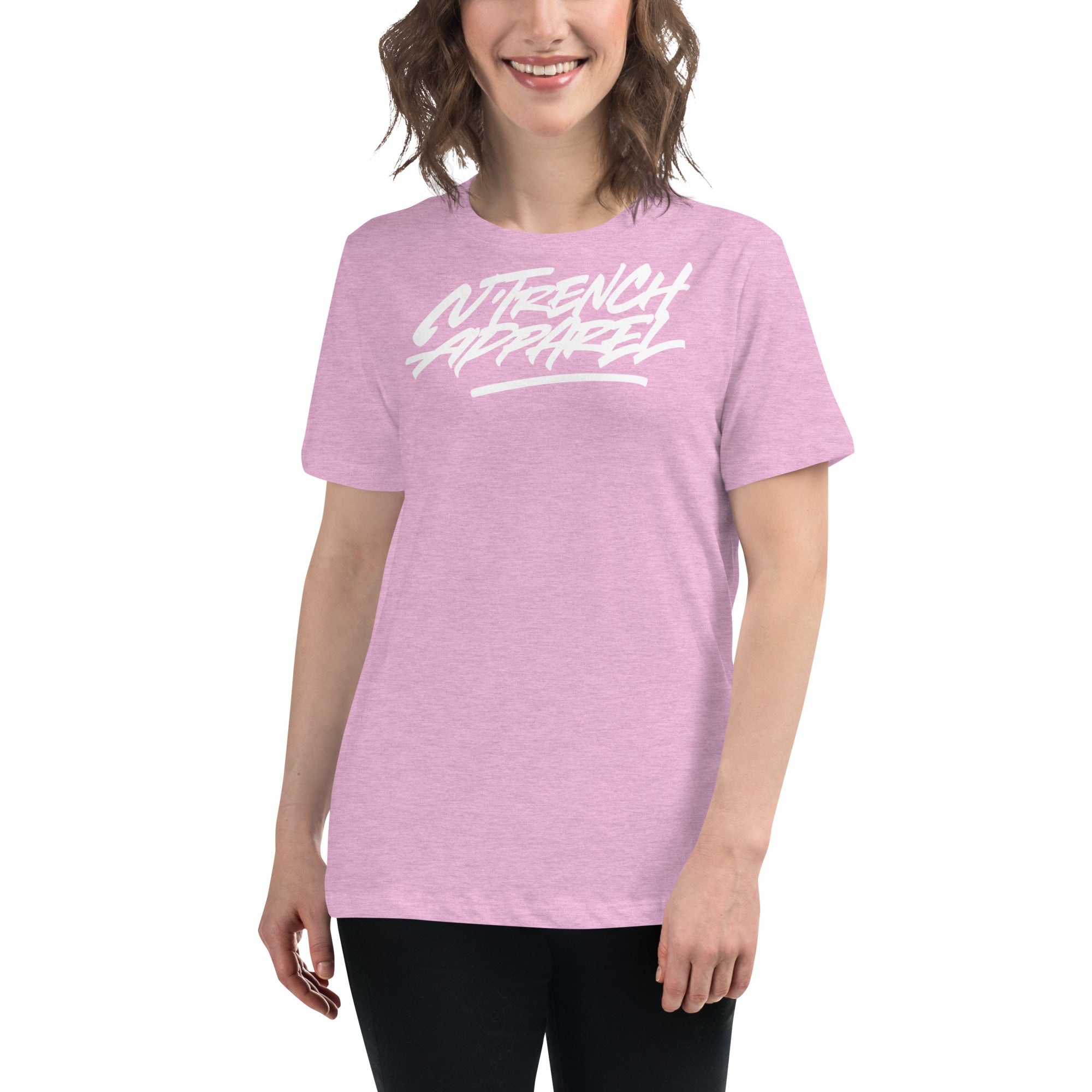 N'Trench Black Font Women/Ladies Relaxed T-Shirt