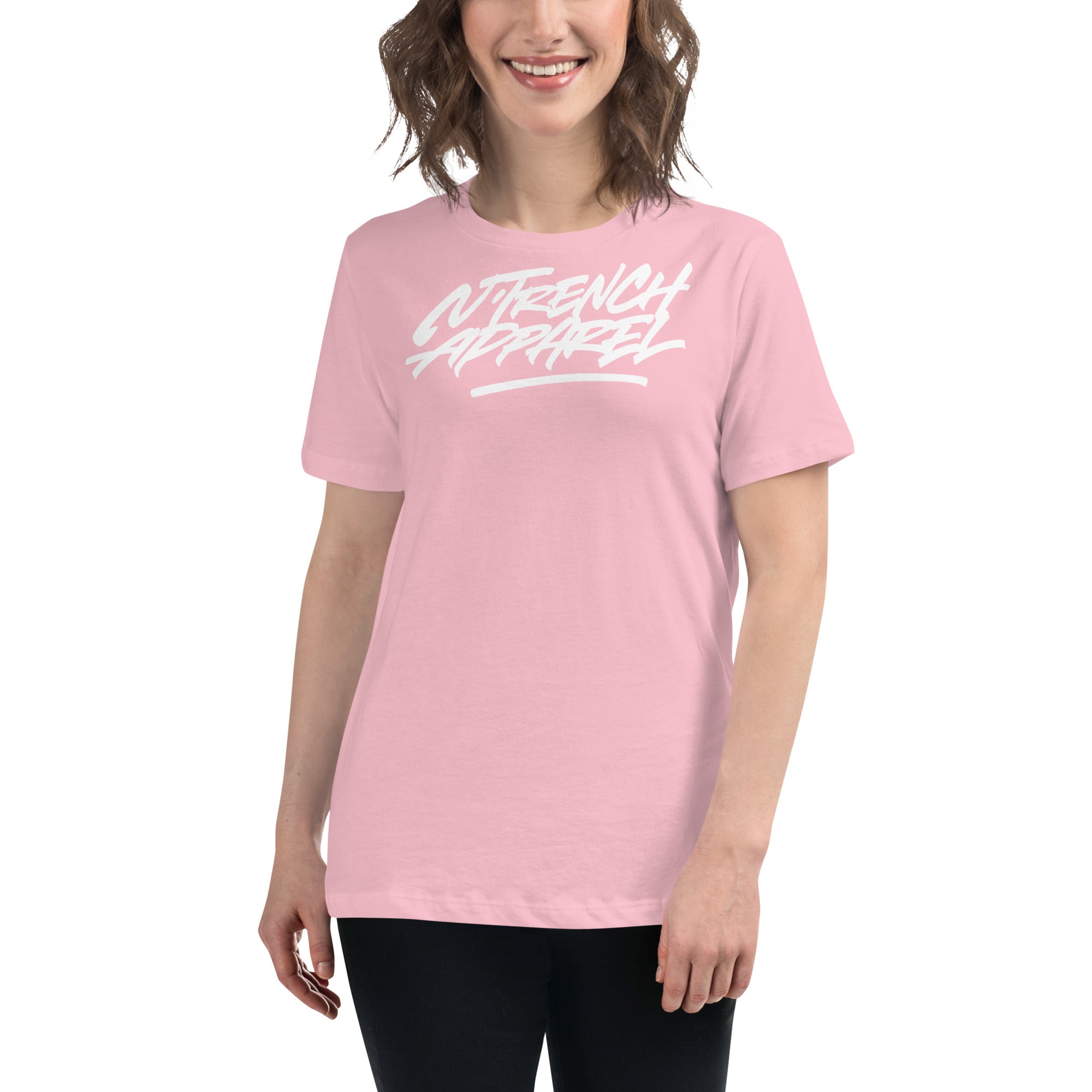 N'Trench Black Font Women/Ladies Relaxed T-Shirt