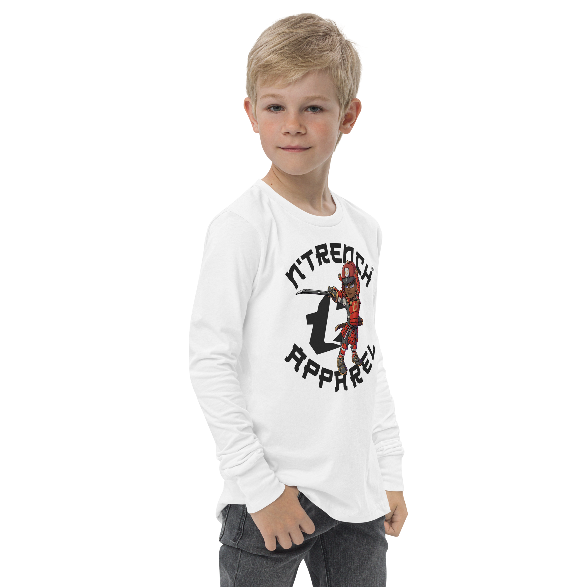 N'Trench Apparel Samurai Youth long sleeve tee