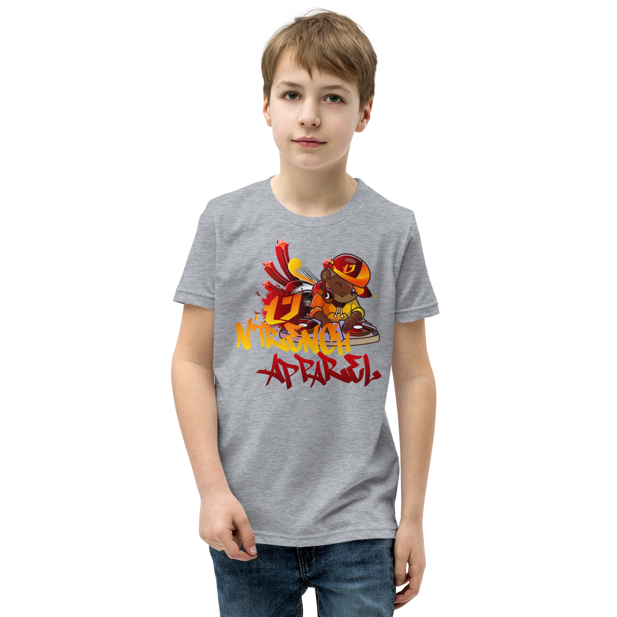 Kids and Youth DJ Design Short Sleeve T-Shirt
