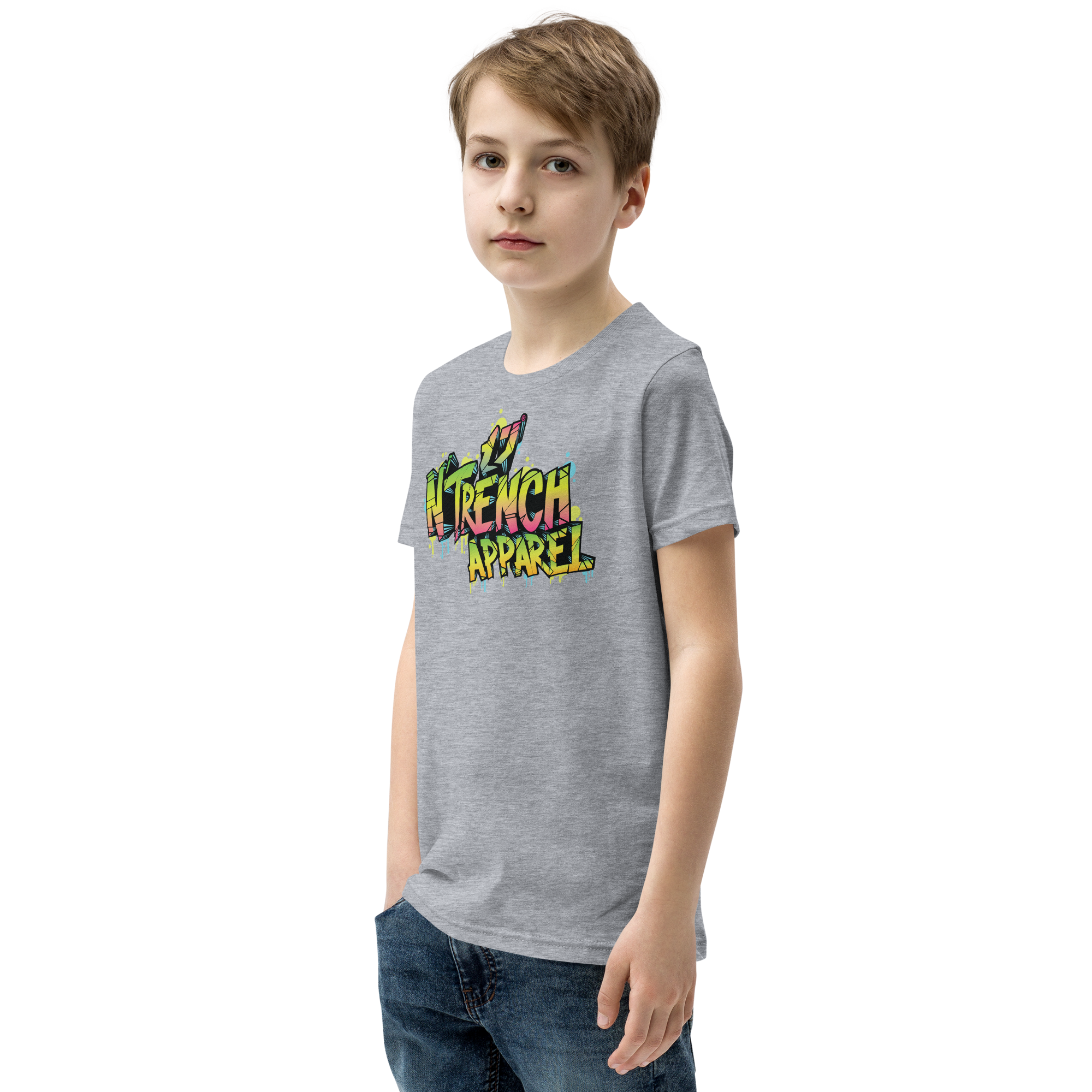 N'Trench Apparel Graffiti Youth Short Sleeve T-Shirt