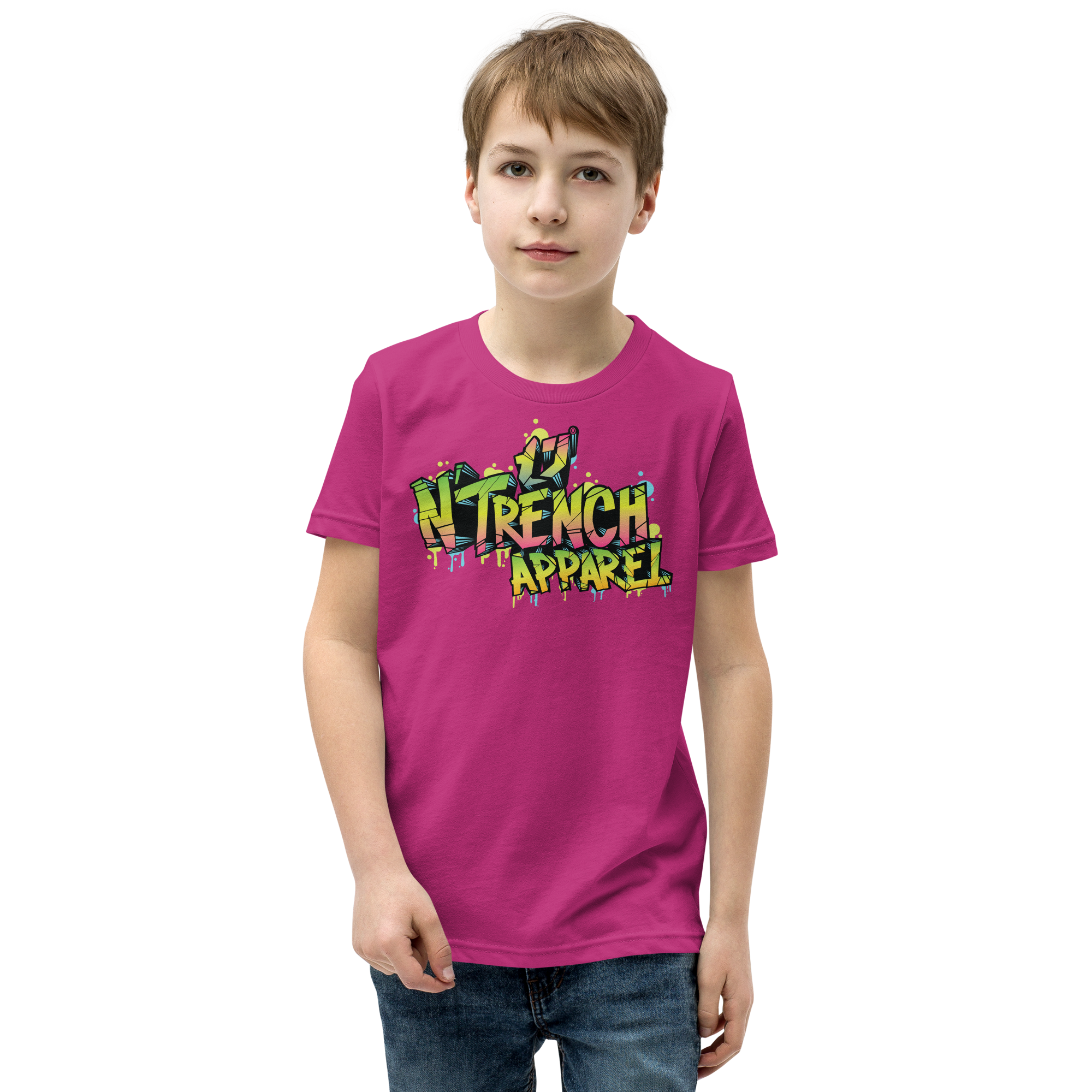 N'Trench Apparel Graffiti Youth Short Sleeve T-Shirt