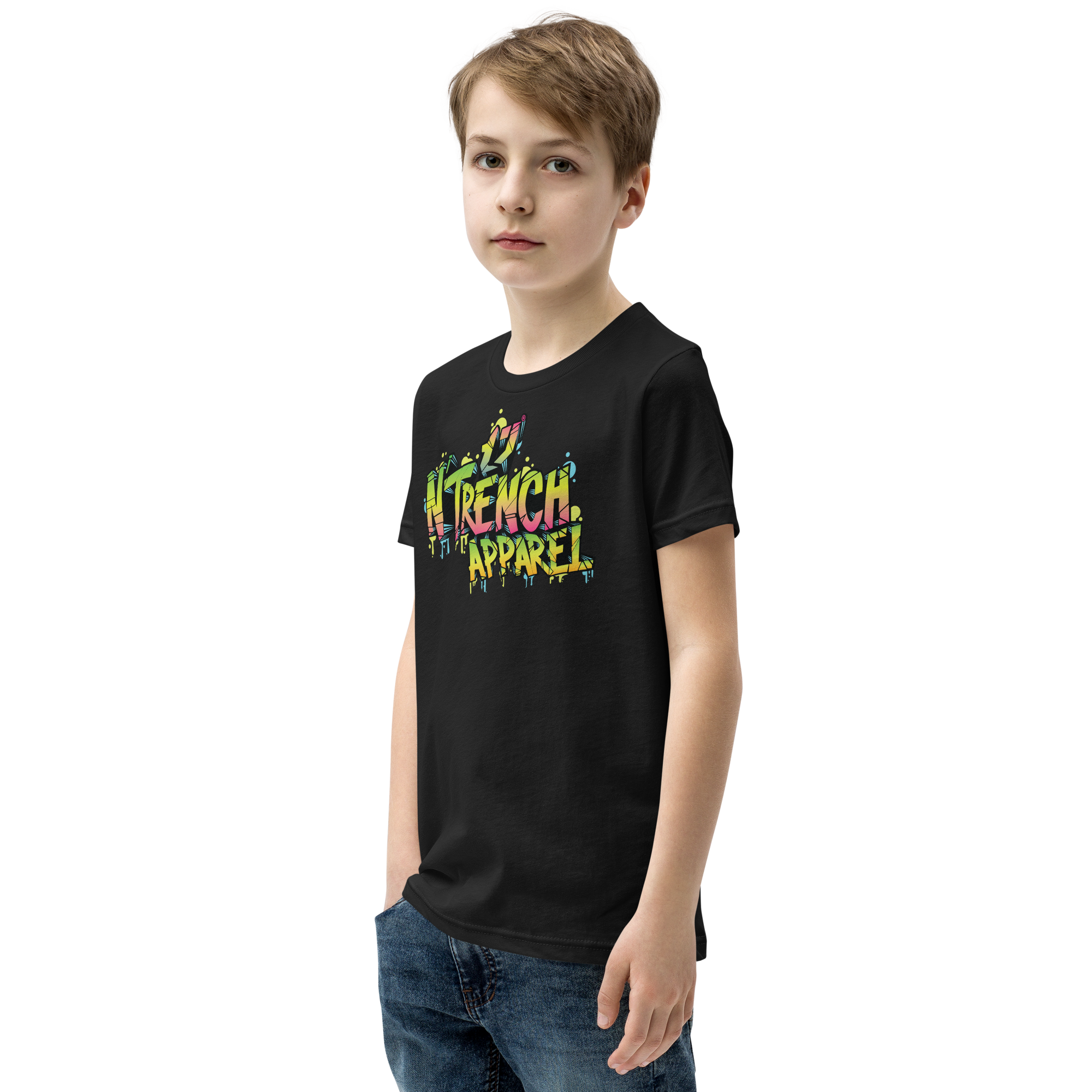 N'Trench Apparel Graffiti Youth Short Sleeve T-Shirt