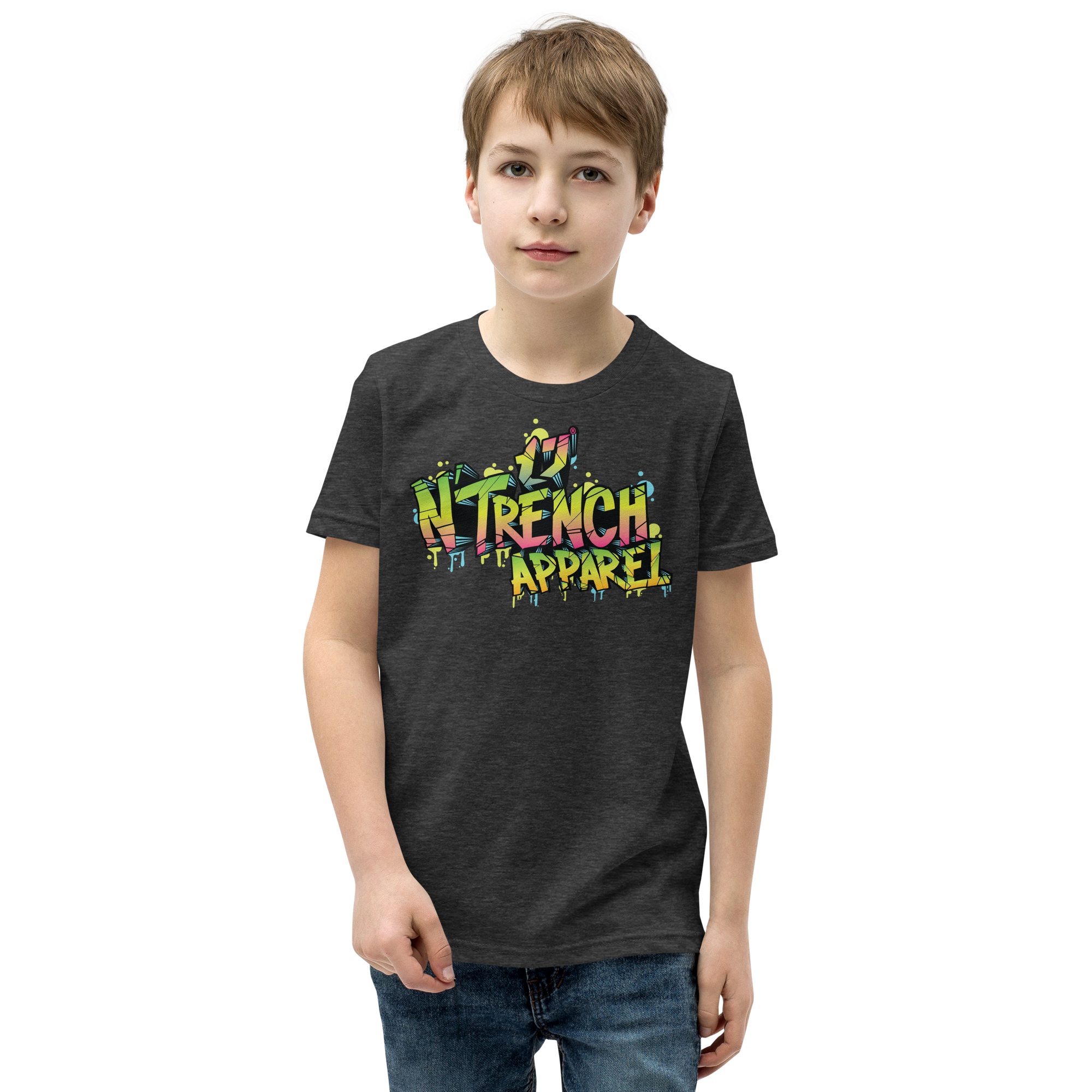 N'Trench Apparel Graffiti Youth Short Sleeve T-Shirt