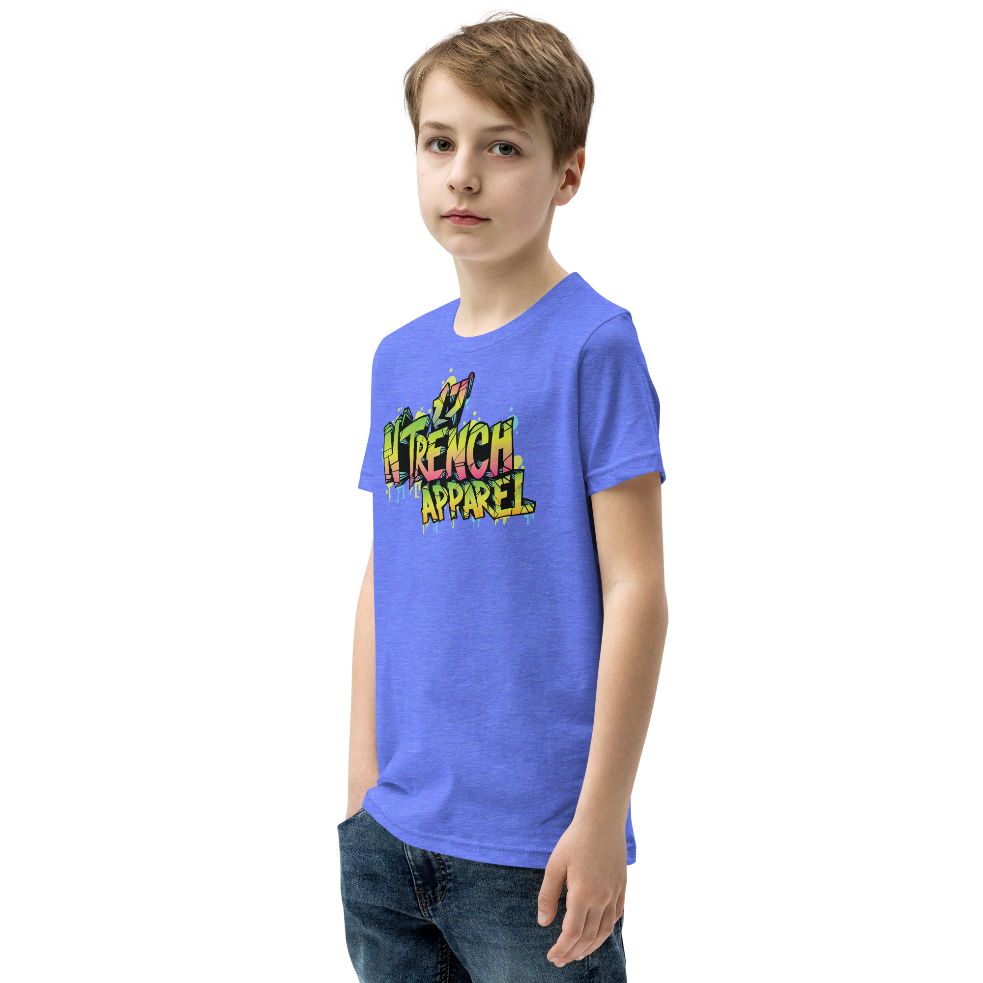 N'Trench Apparel Graffiti Youth Short Sleeve T-Shirt