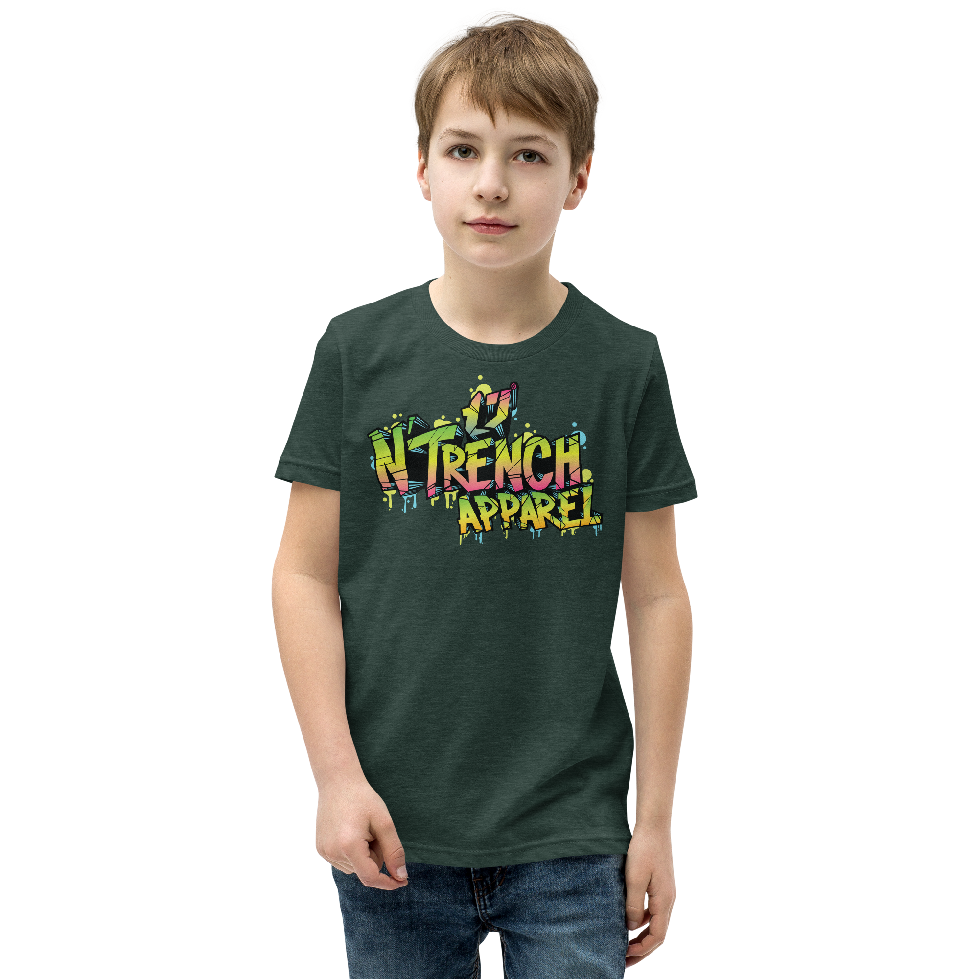 N'Trench Apparel Graffiti Youth Short Sleeve T-Shirt