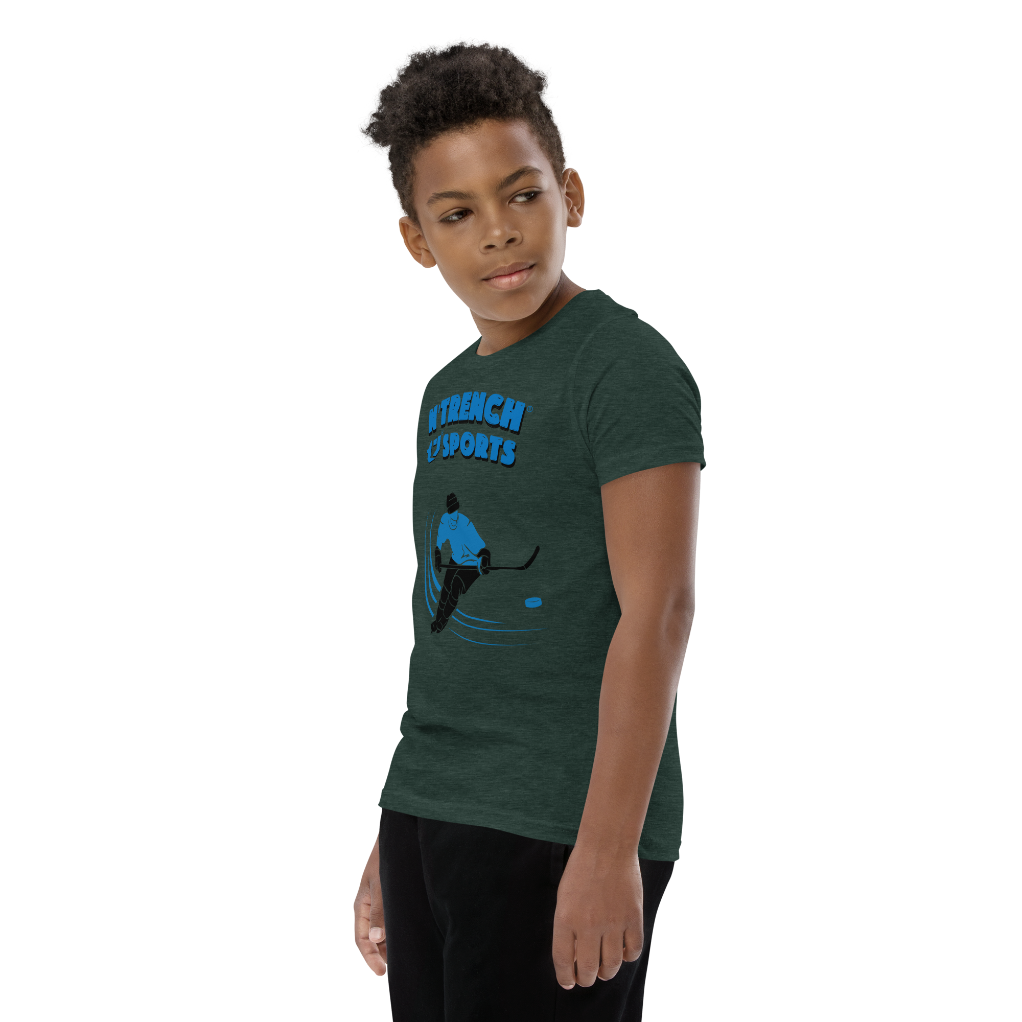 N'Trench Boys Hockey Youth Short Sleeve T-Shirt