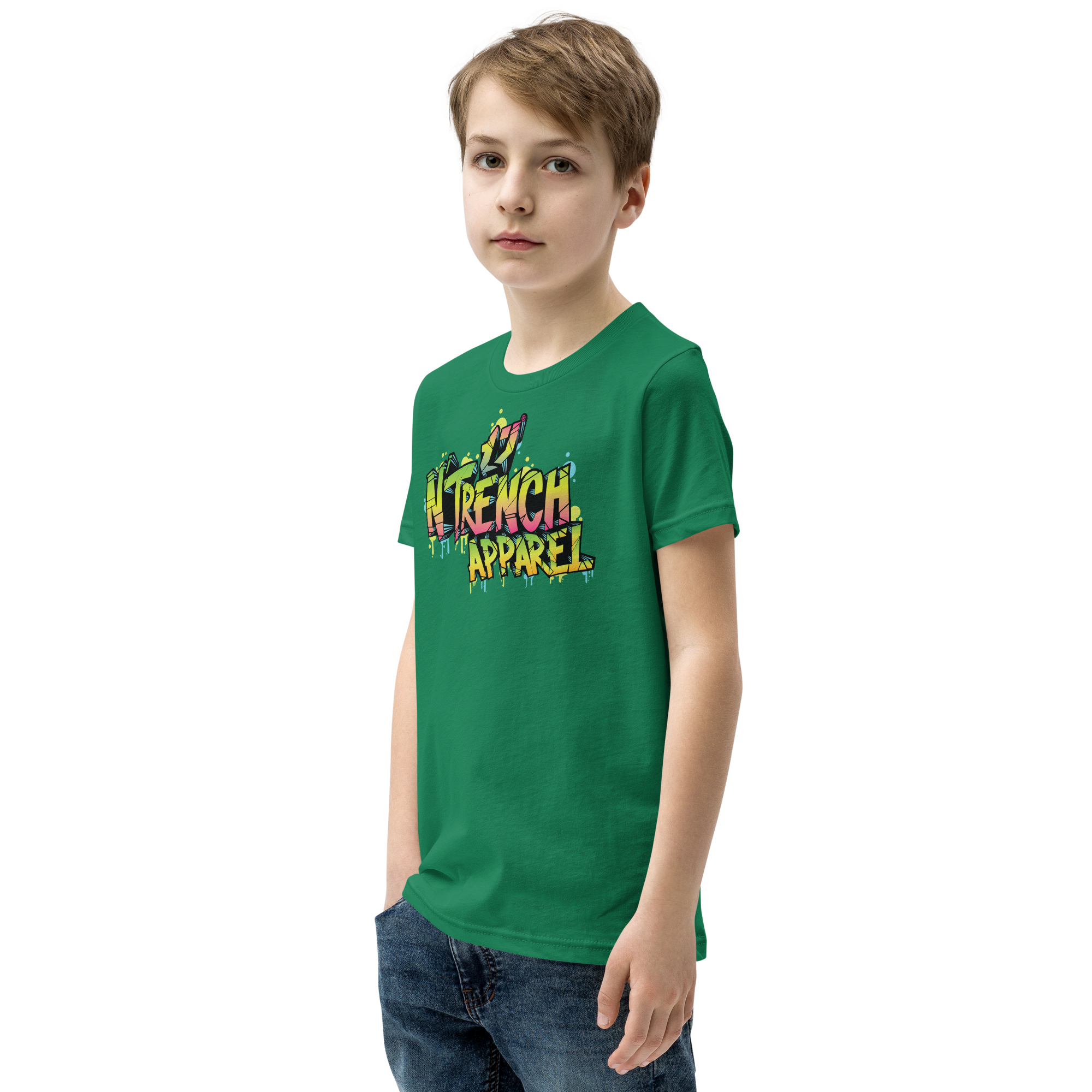 N'Trench Apparel Graffiti Youth Short Sleeve T-Shirt