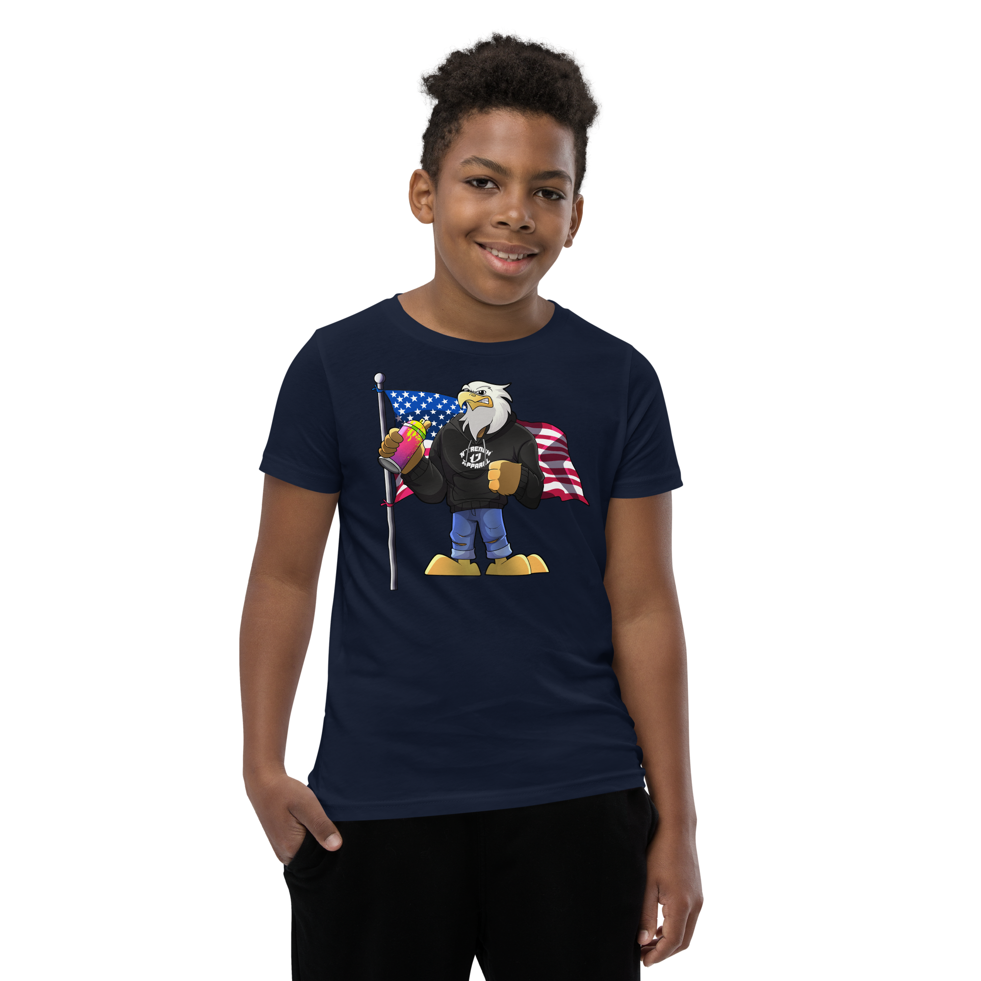 N'Trench Eagle Patriot Youth Short Sleeve T-Shirt