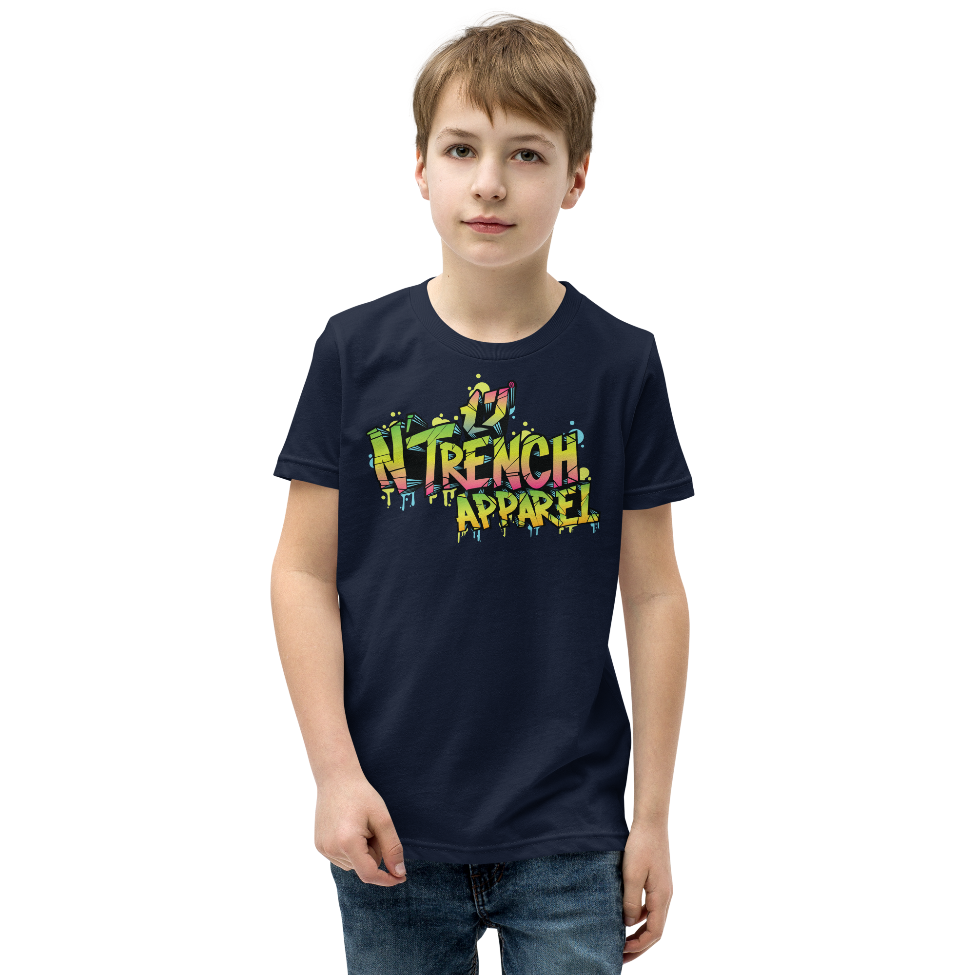 N'Trench Apparel Graffiti Youth Short Sleeve T-Shirt