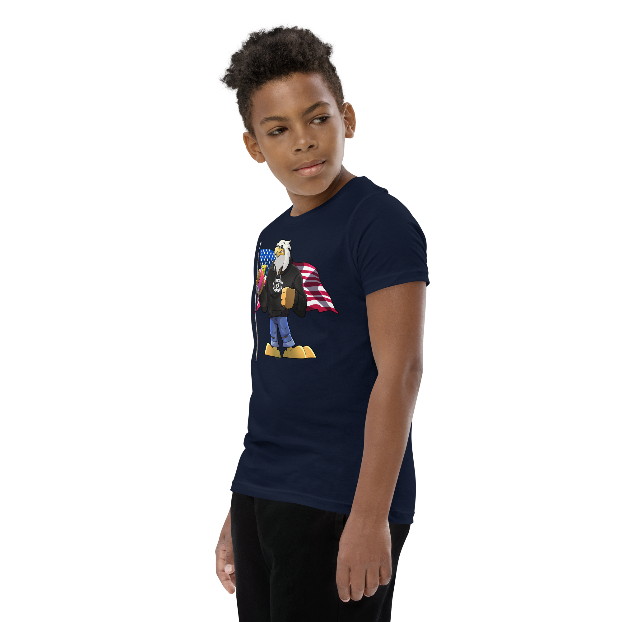 N'Trench Eagle Patriot Youth Short Sleeve T-Shirt