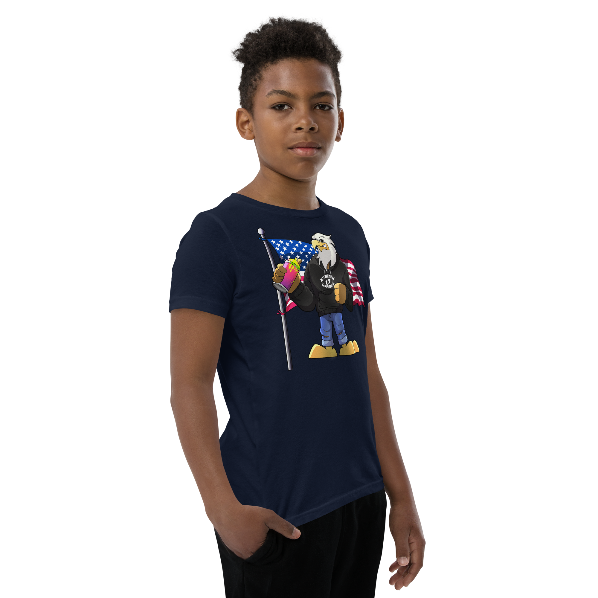 N'Trench Eagle Patriot Youth Short Sleeve T-Shirt