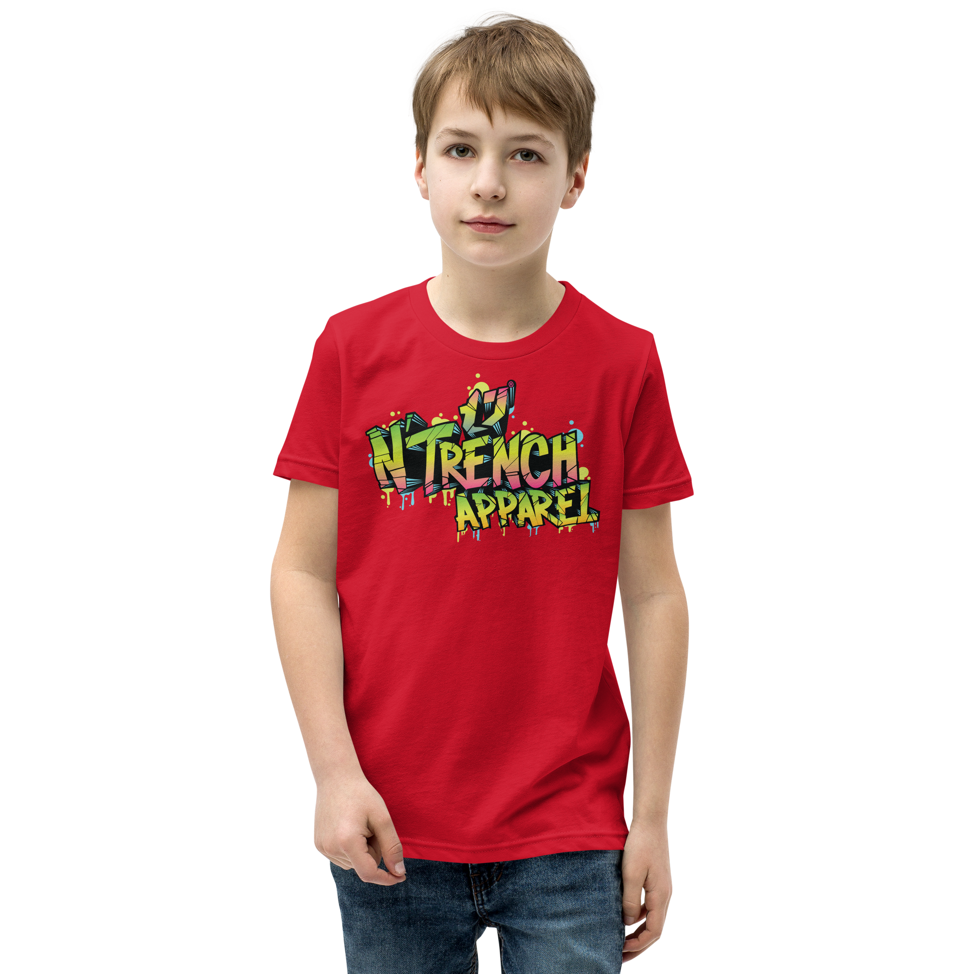 N'Trench Apparel Graffiti Youth Short Sleeve T-Shirt