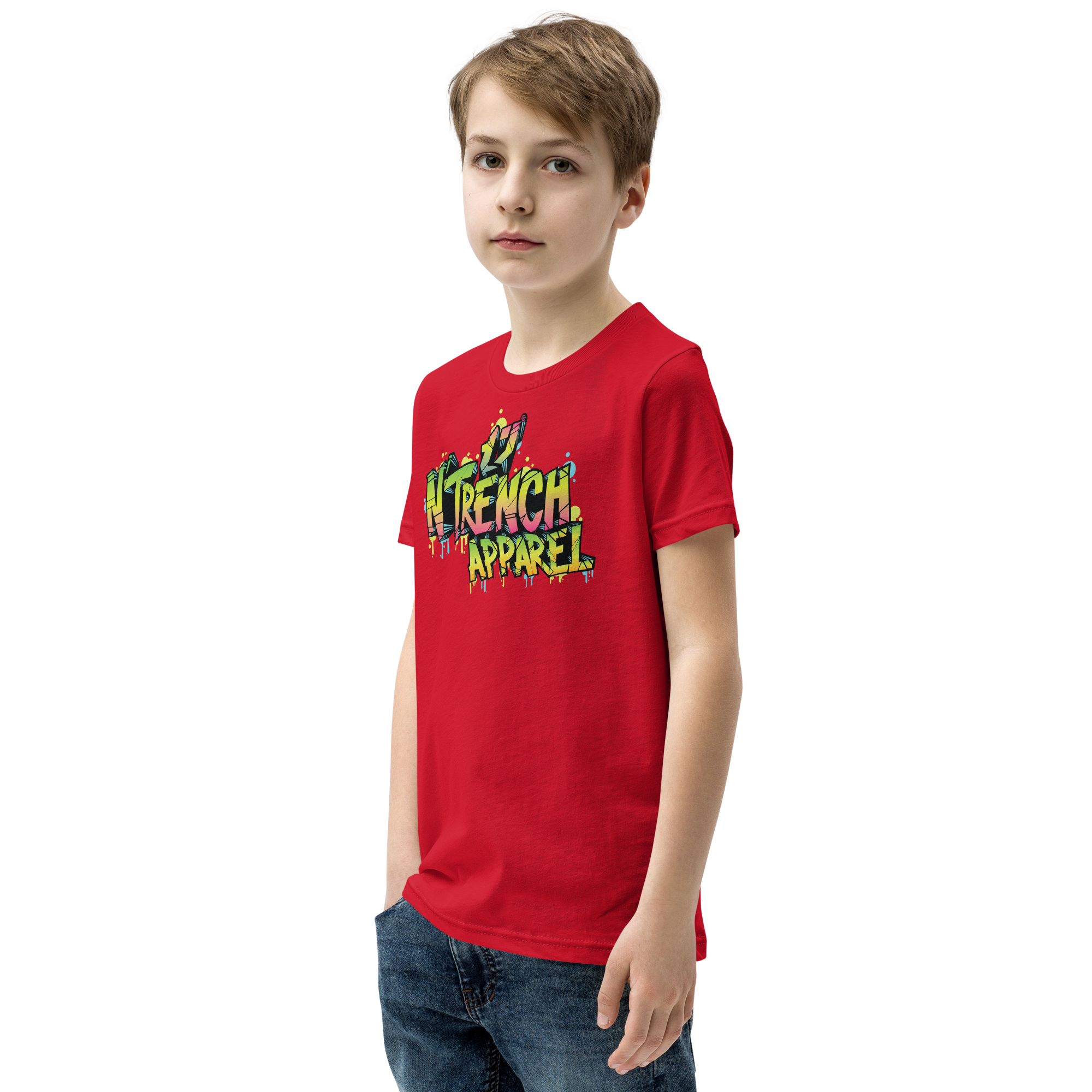 N'Trench Apparel Graffiti Youth Short Sleeve T-Shirt