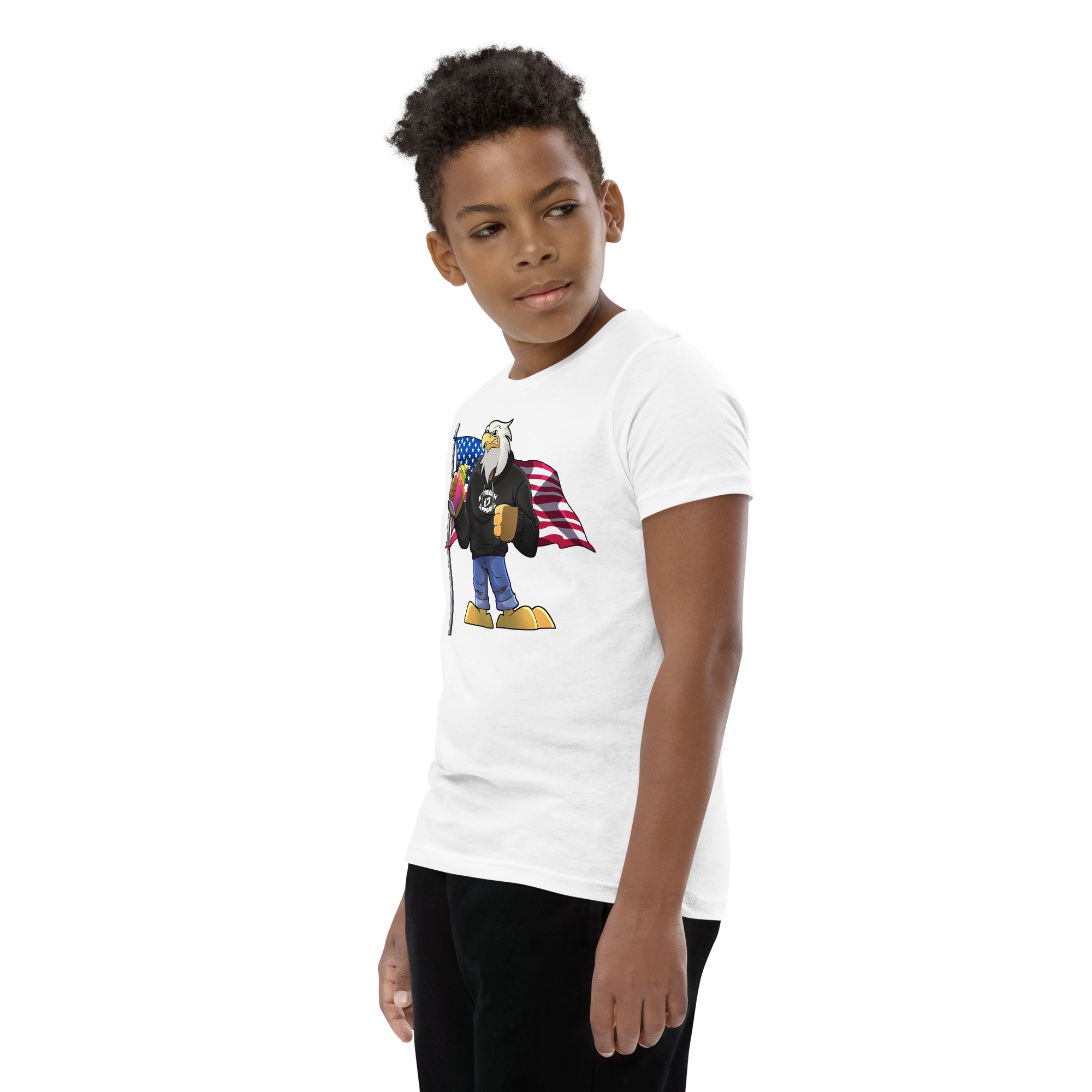 N'Trench Eagle Patriot Youth Short Sleeve T-Shirt