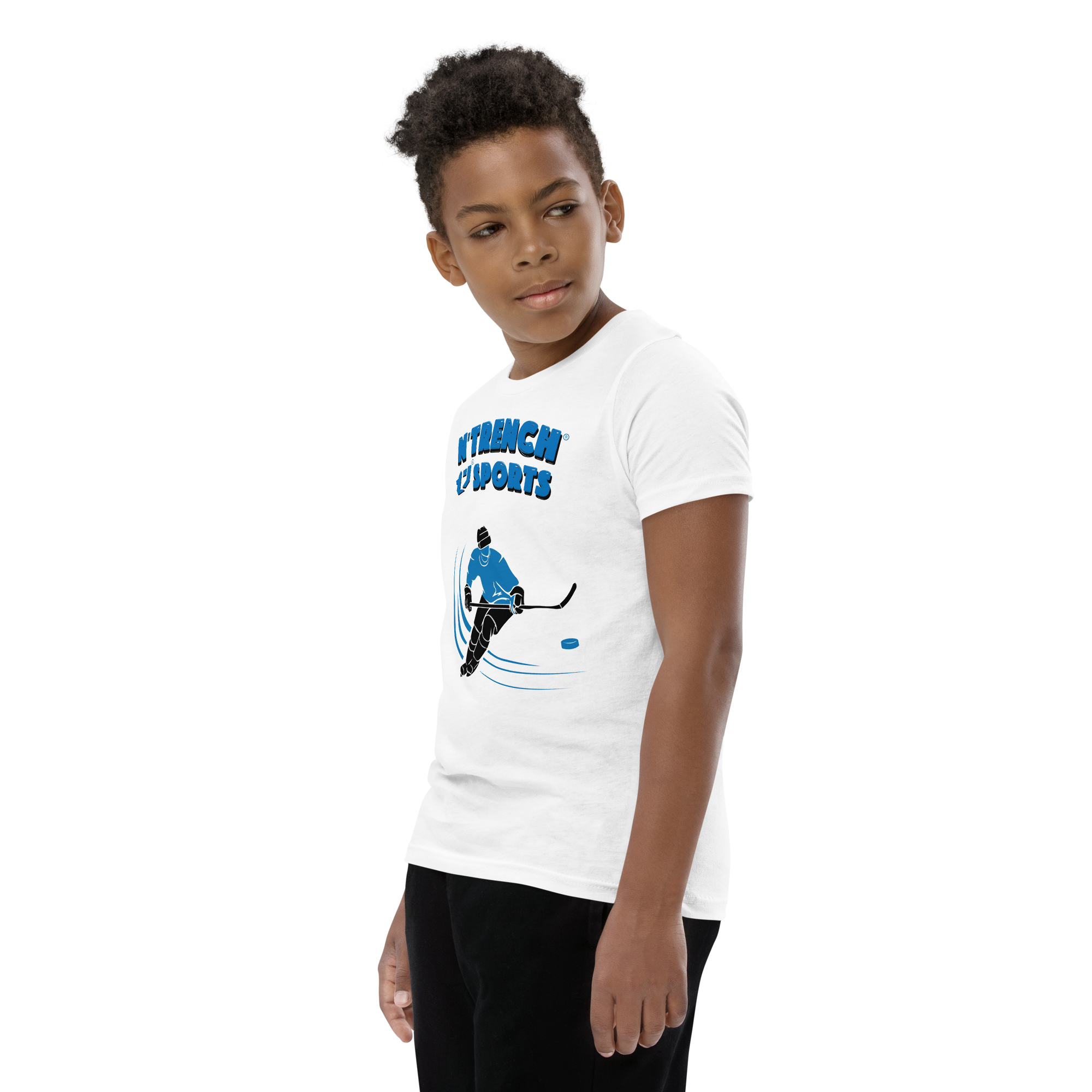 N'Trench Boys Hockey Youth Short Sleeve T-Shirt