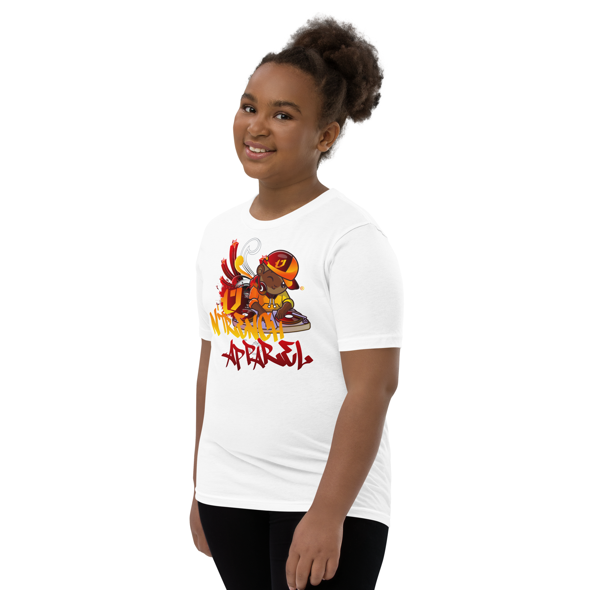 Kids and Youth DJ Design Short Sleeve T-Shirt