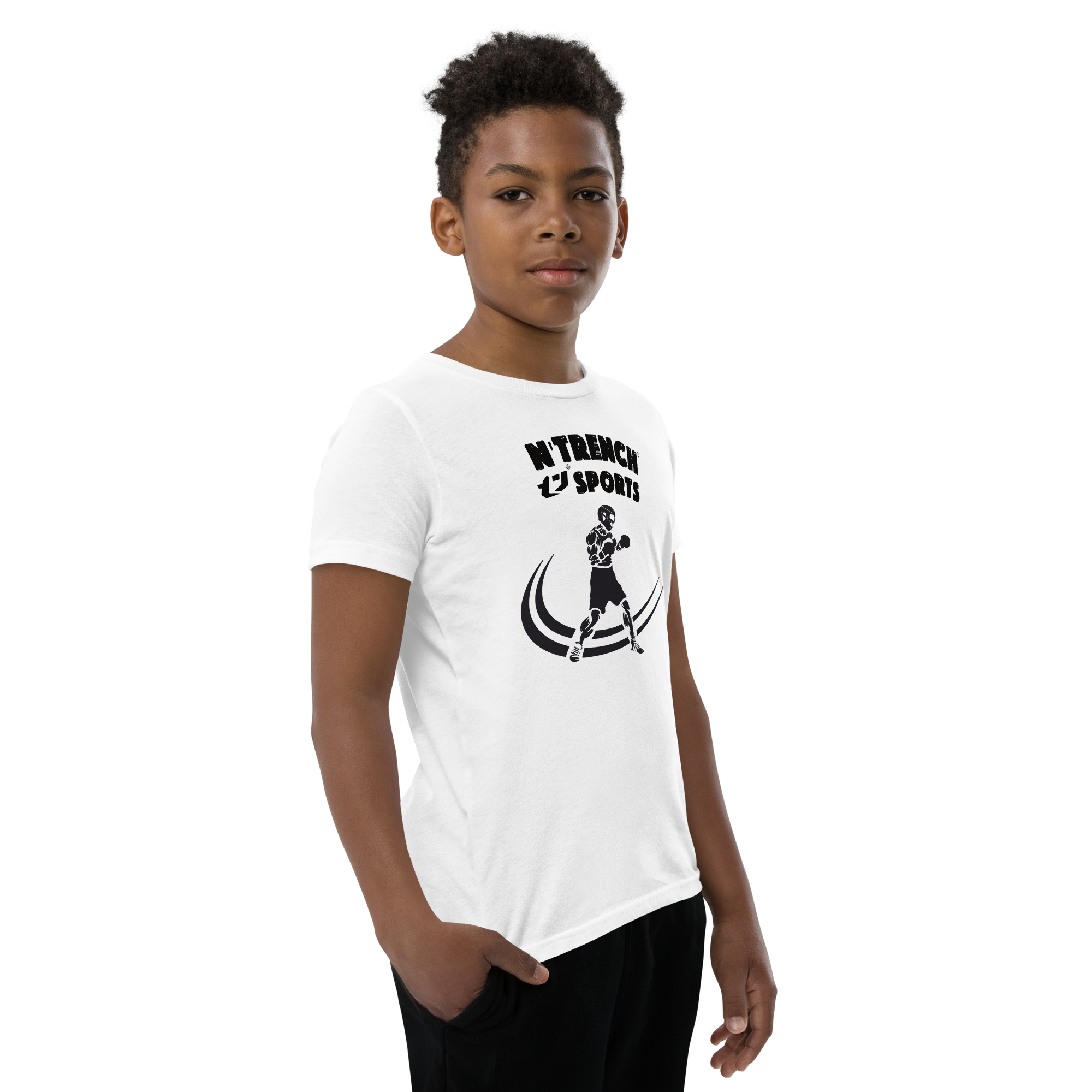 N'Trench Boys Hockey Youth Short Sleeve T-Shirt